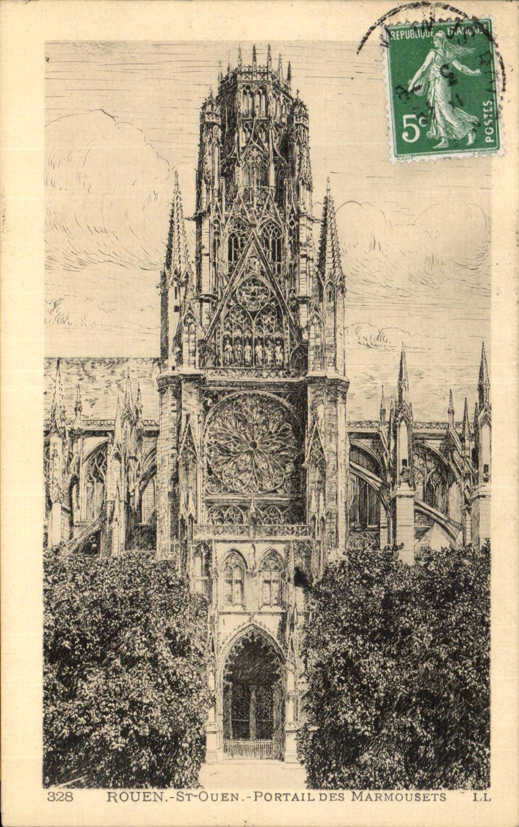 Rouen CPA St ouen Gate of Marmousets