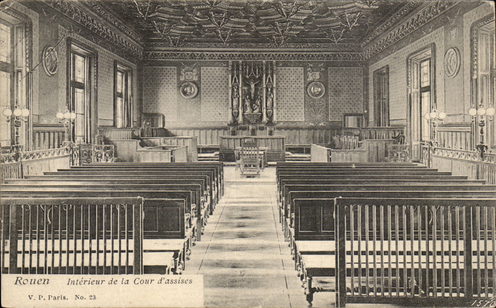 Interior Rouen CPA of the Court of Assizes