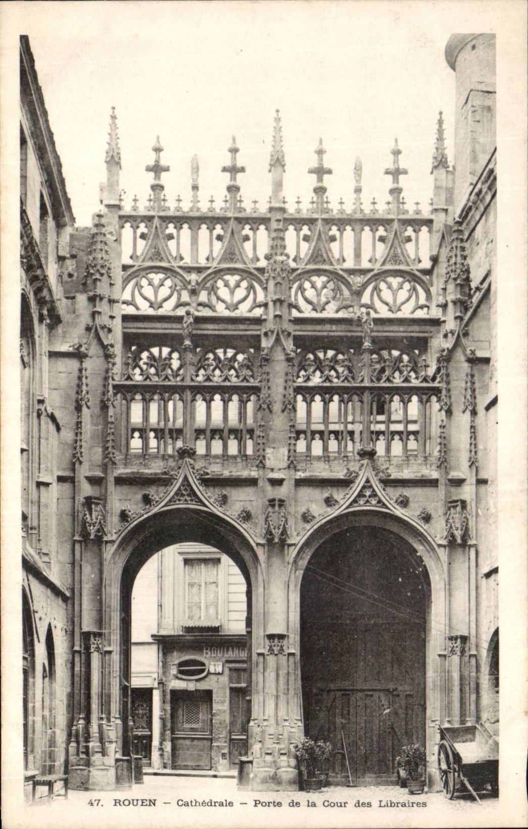 Rouen CPA Cathedral Gate of the court of the booksellers