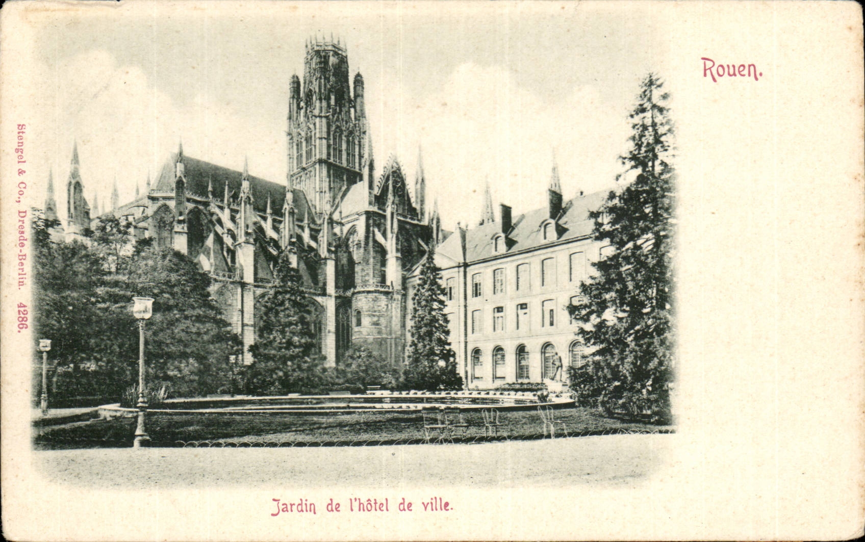 Rouen CPA Garden of the town hall