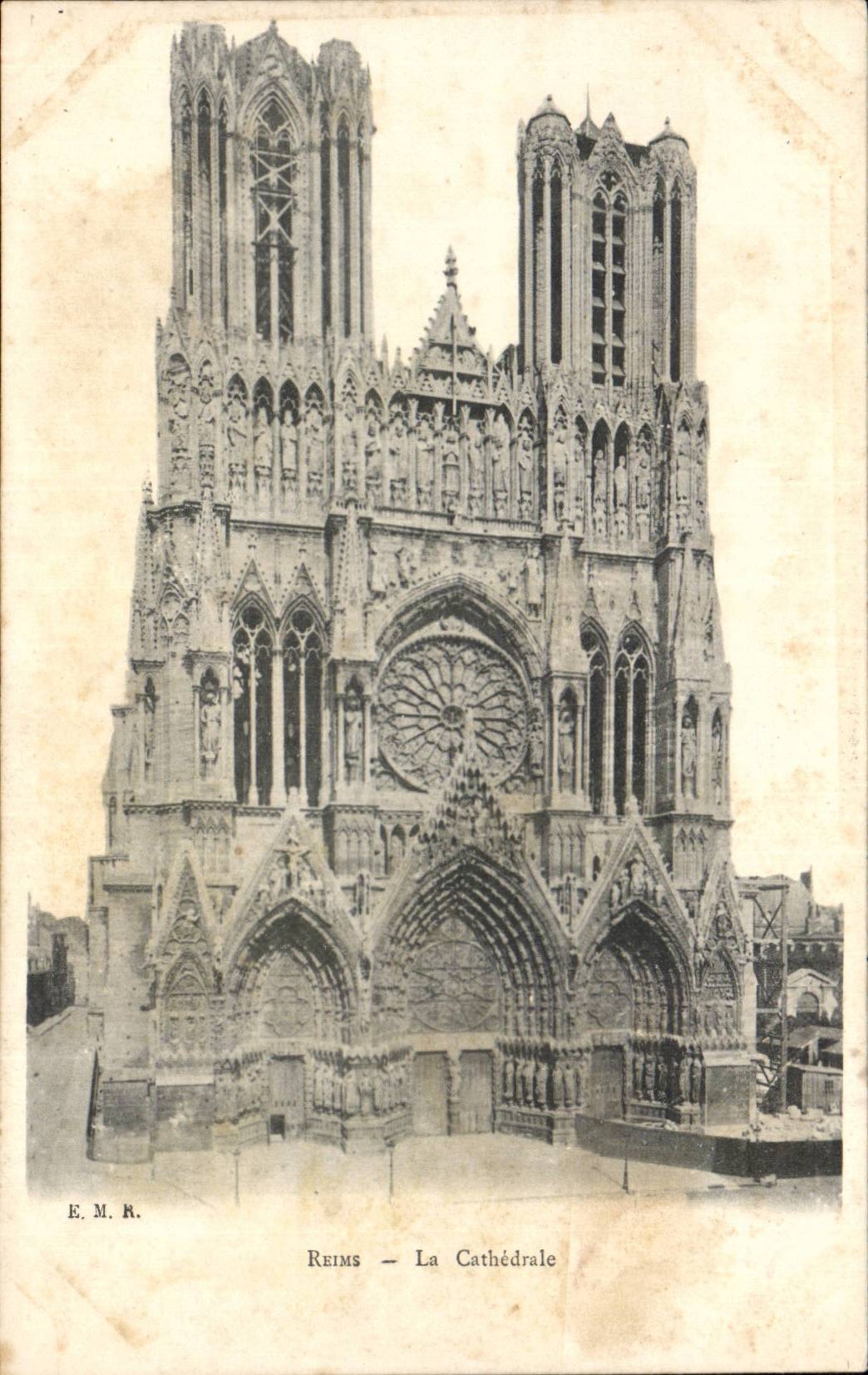 CPA Reims the cathedral