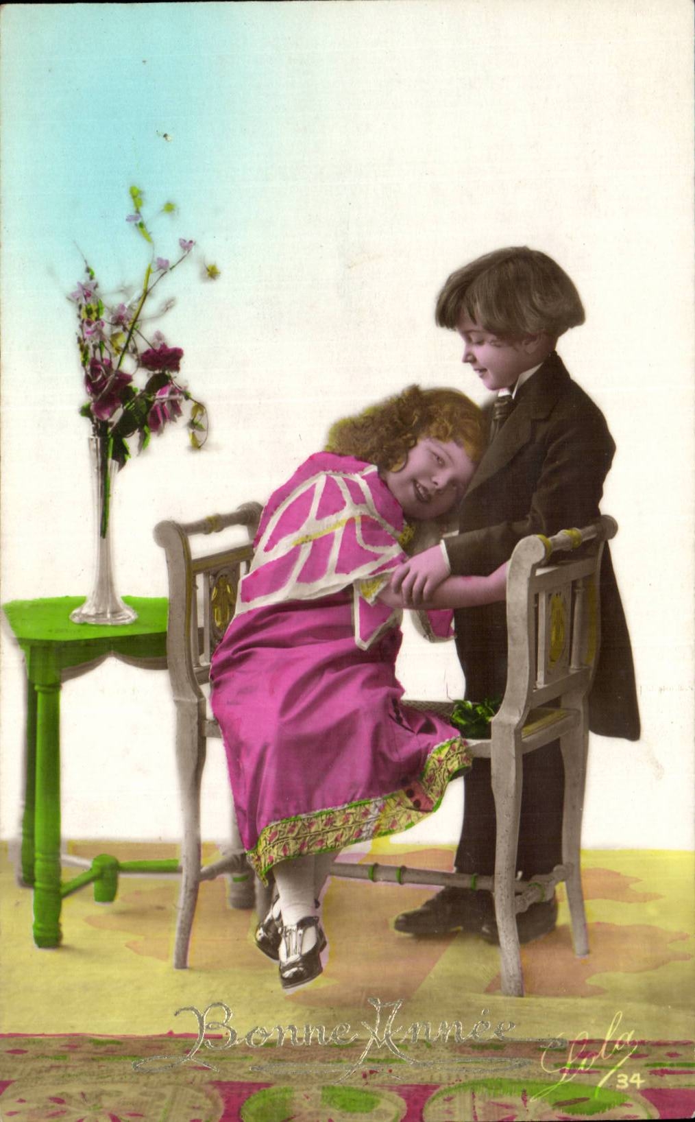 CPA Phantasie-Kinder