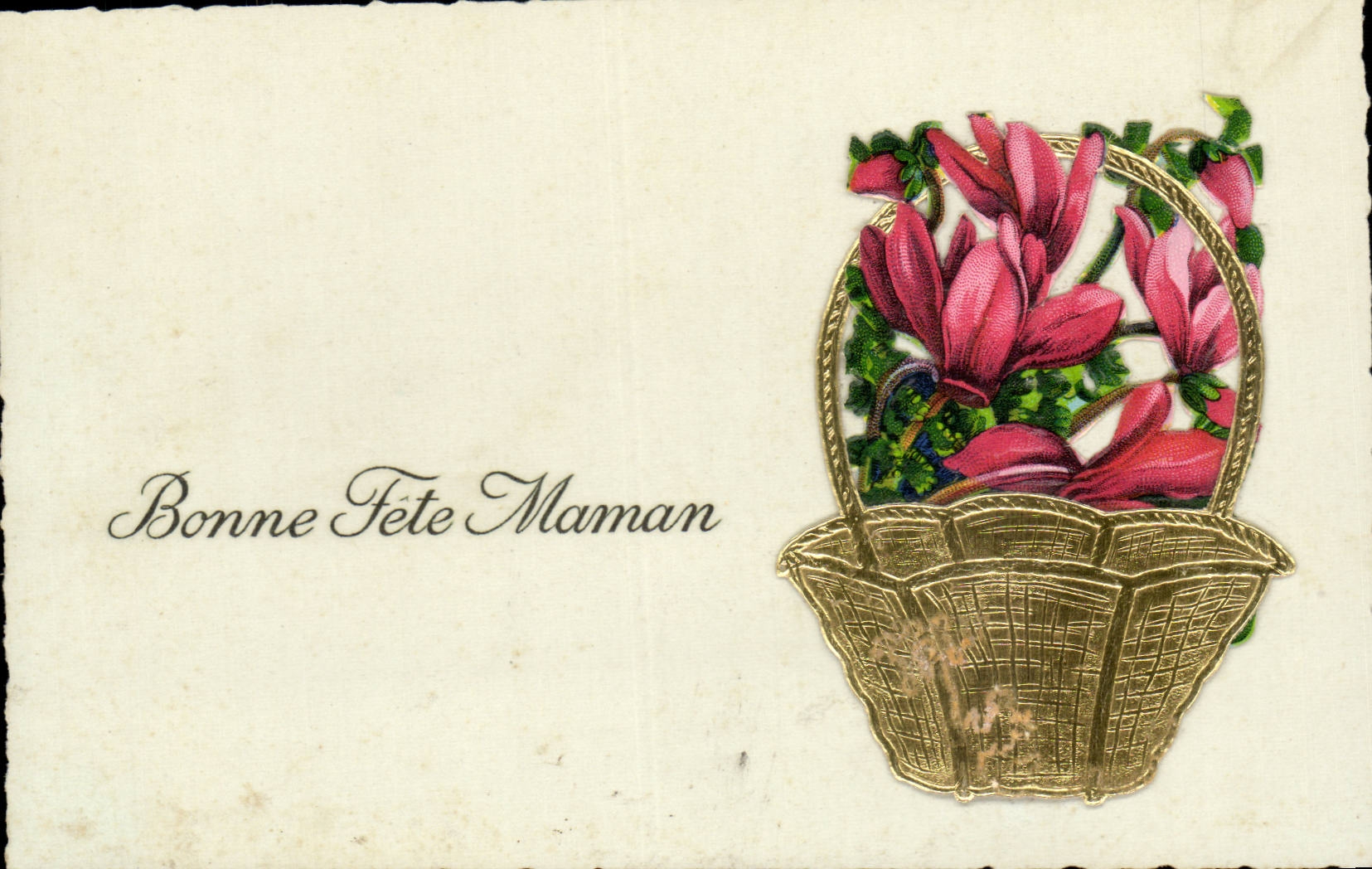 CPA Phantasie bluht gute Festivalmamma (Korb in der Entlastung)