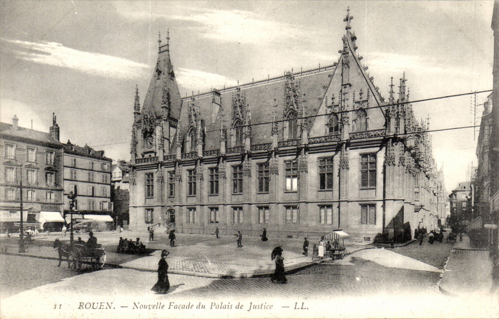 Rouen CPA New frontage of the law courts