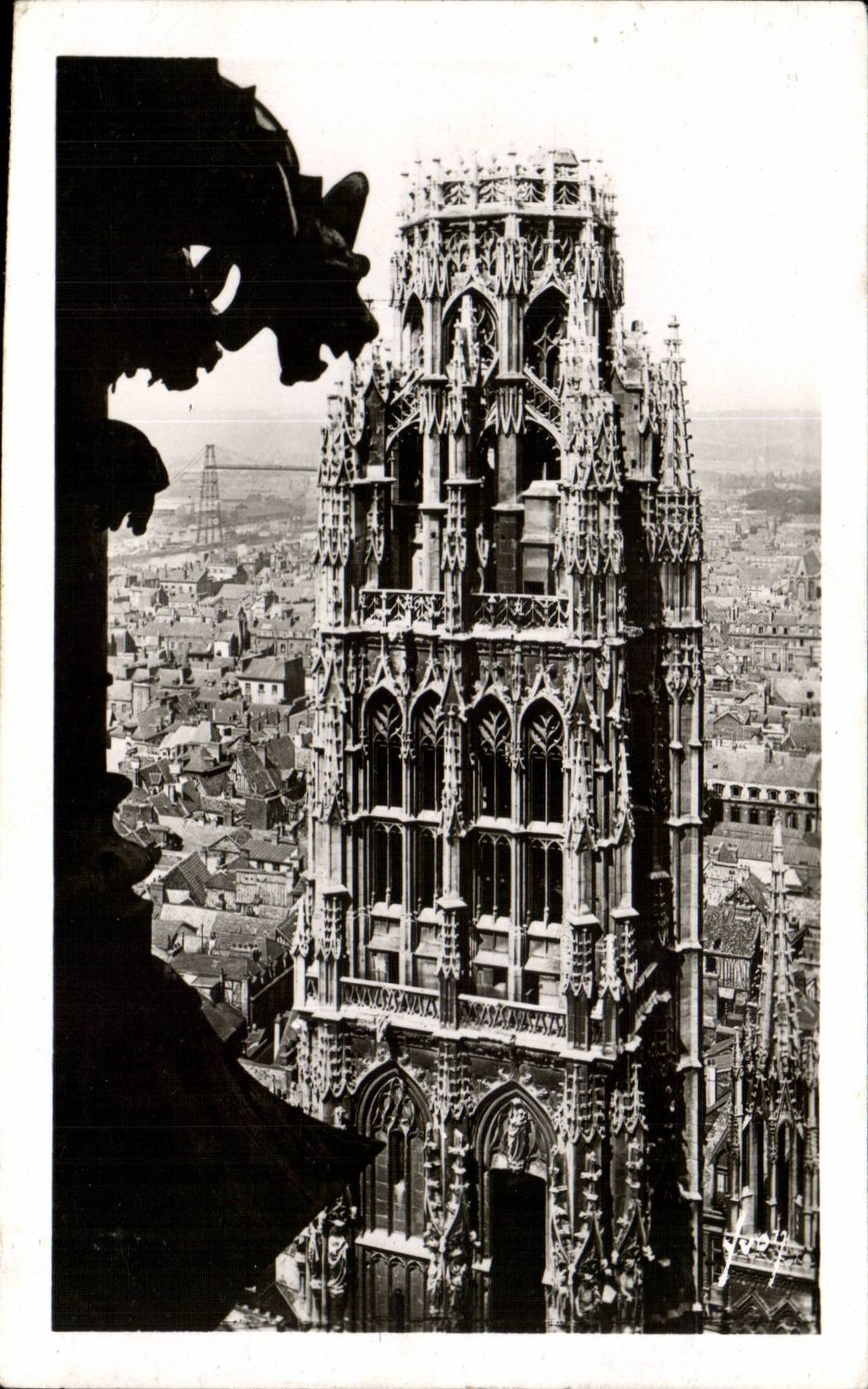 CPA Rouen the tower of butter