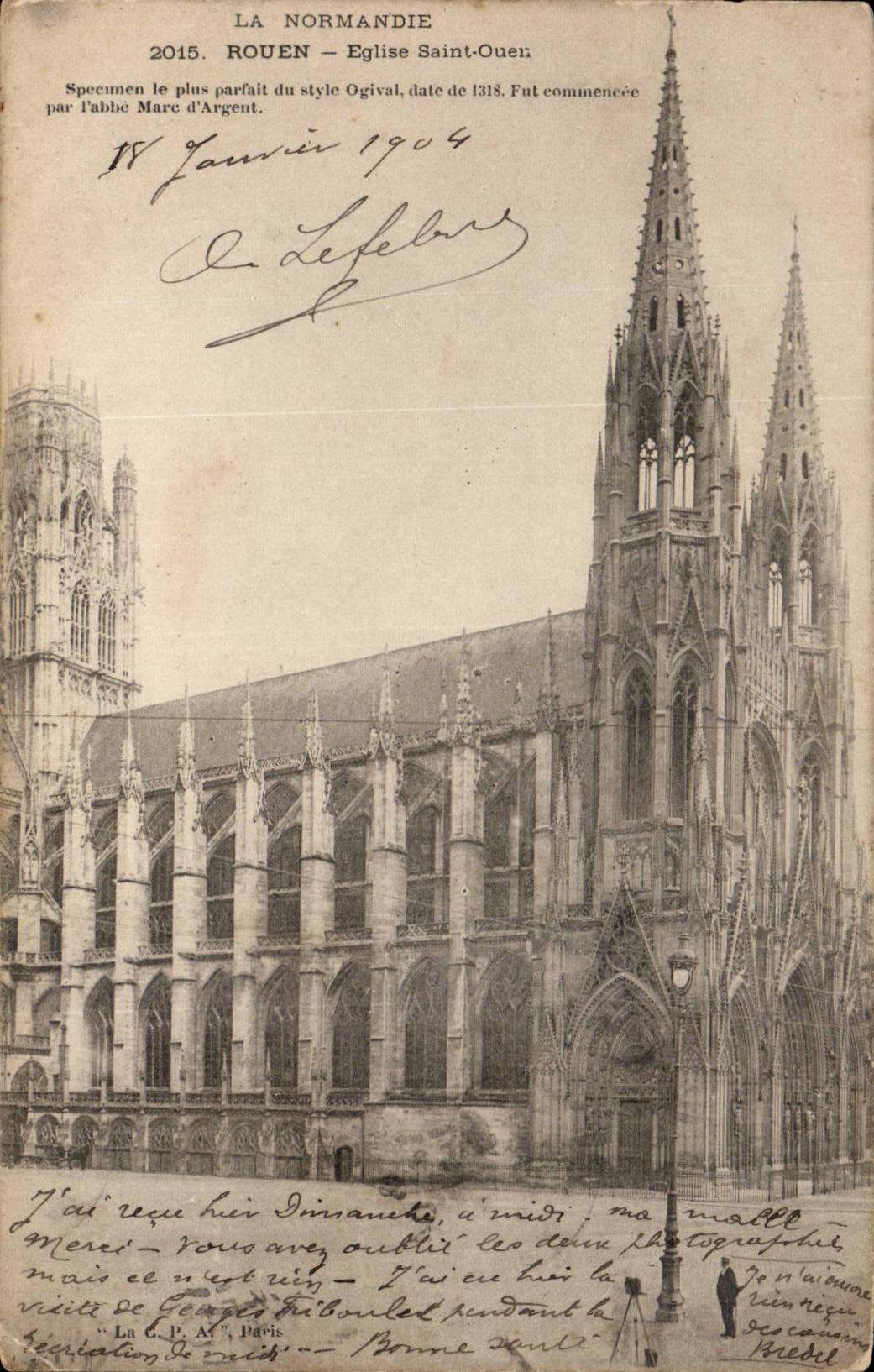CPA Rouen Church Saint Ouen