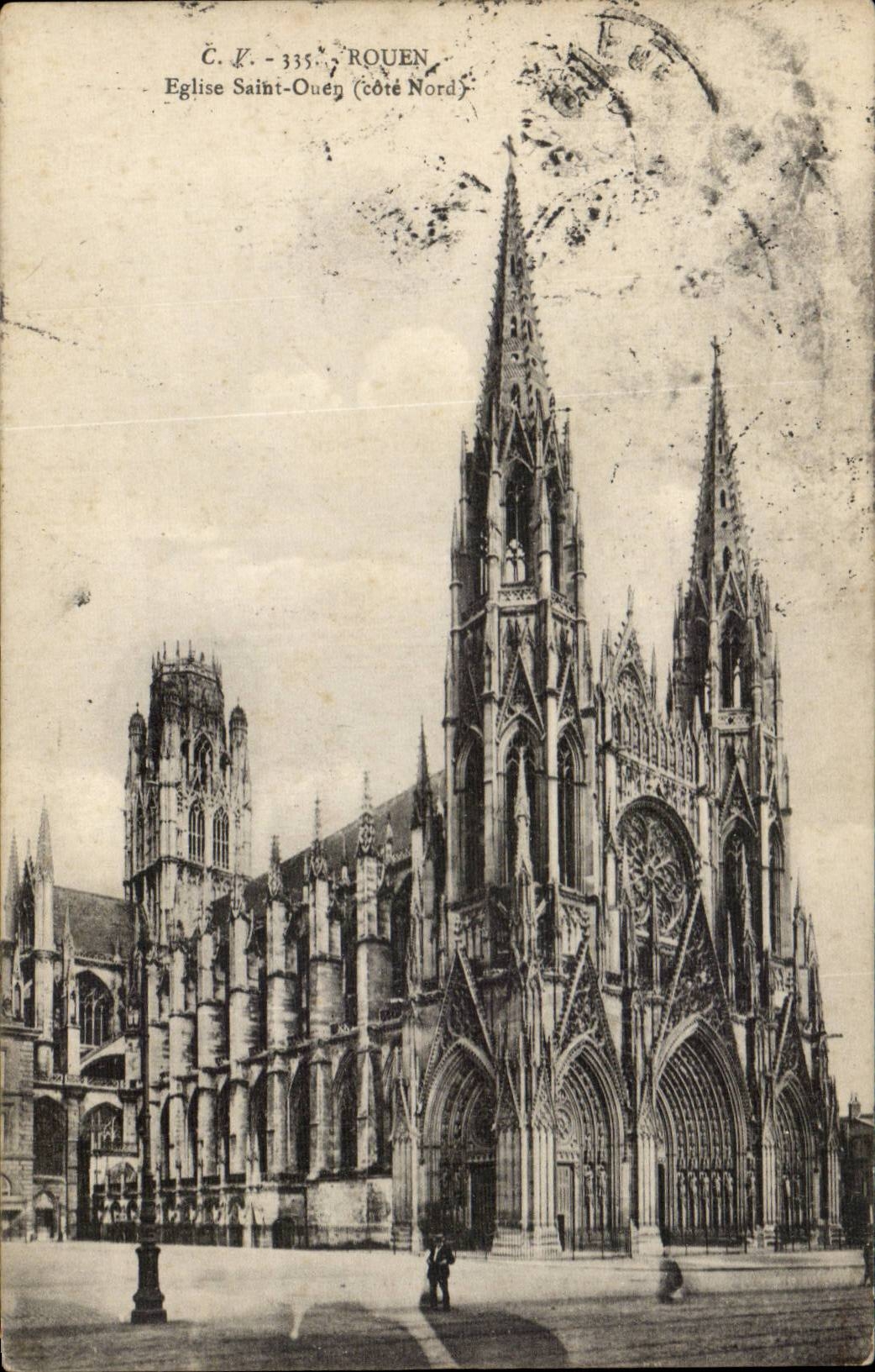 CPA Rouen Church Saint Ouen