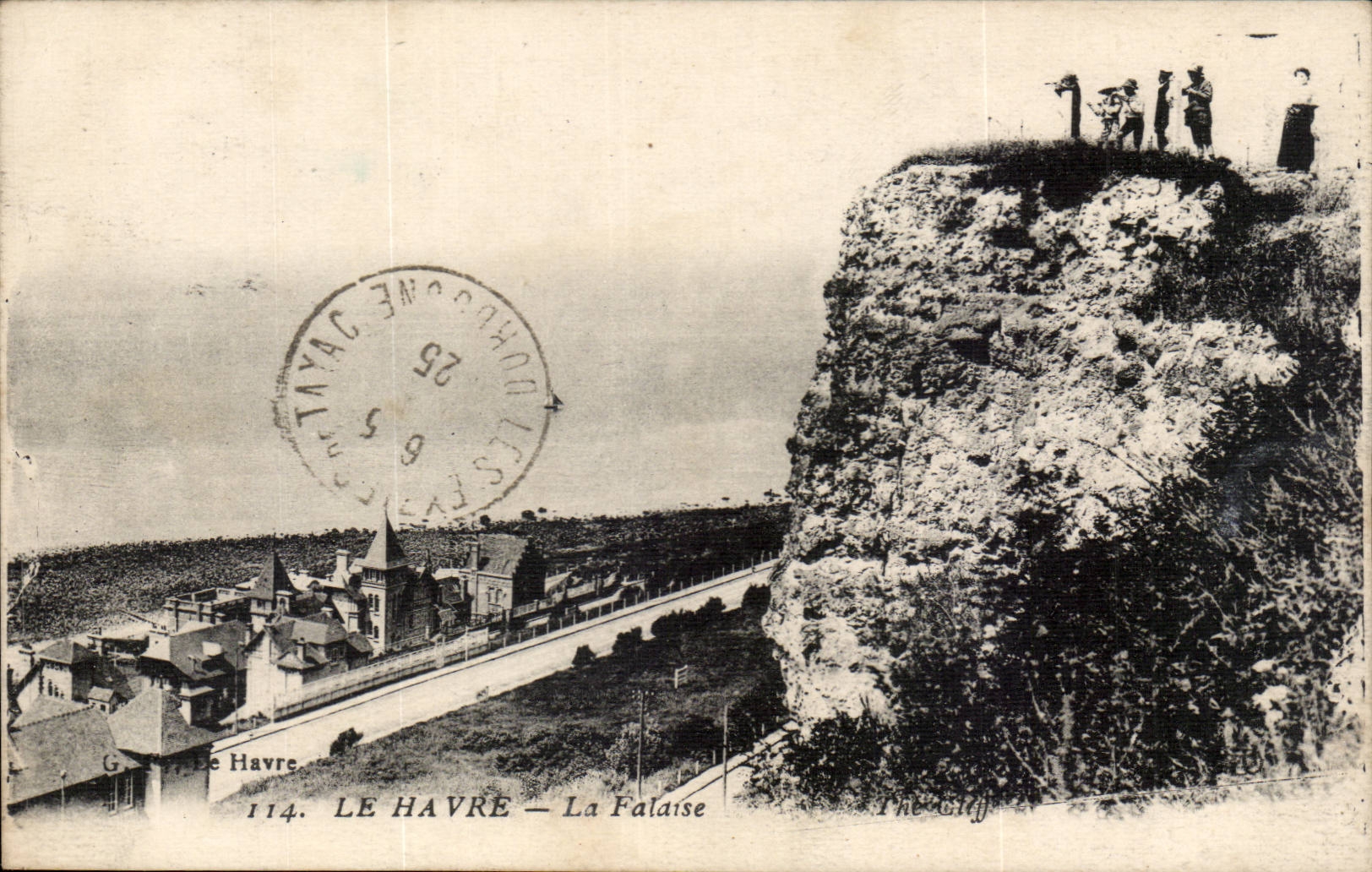 CPA Le Havre die Klippe