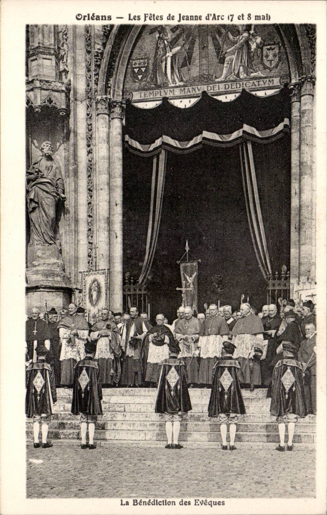 CPA Orleans festivals of Jeanne of arc May 7th and 8th the blessing of the bishops