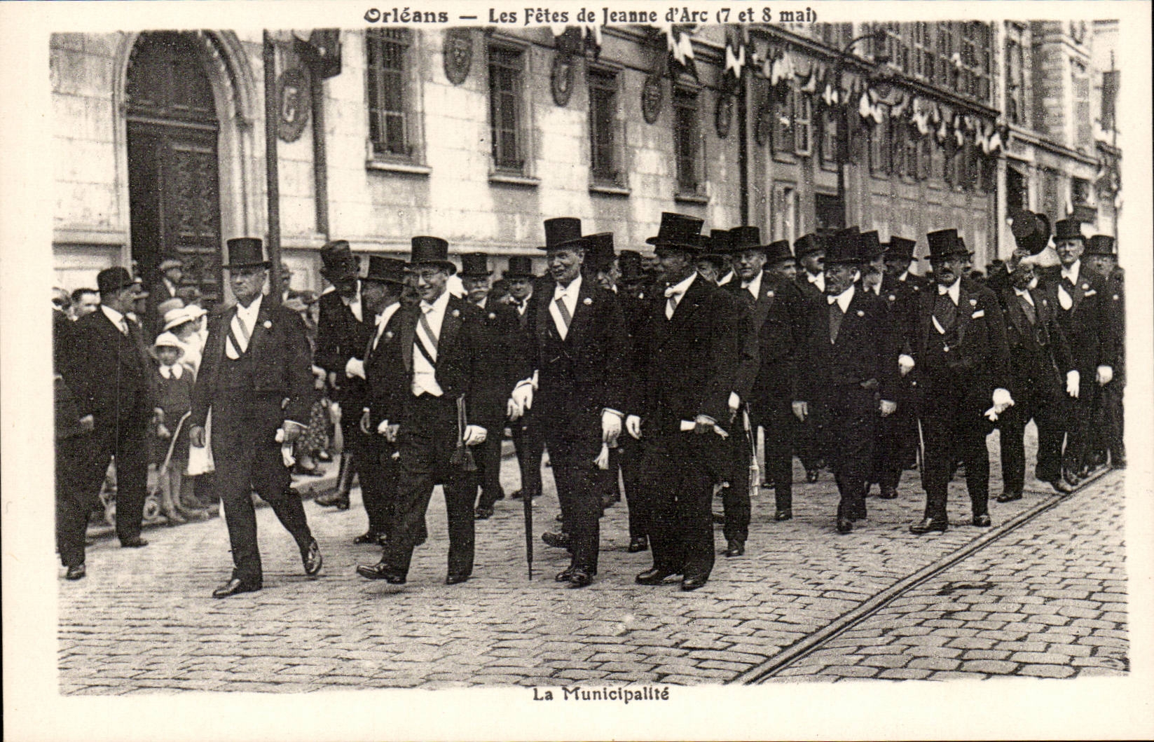 CPA Orleans festivals of Jeanne of arc May 7th and 8th the municipality