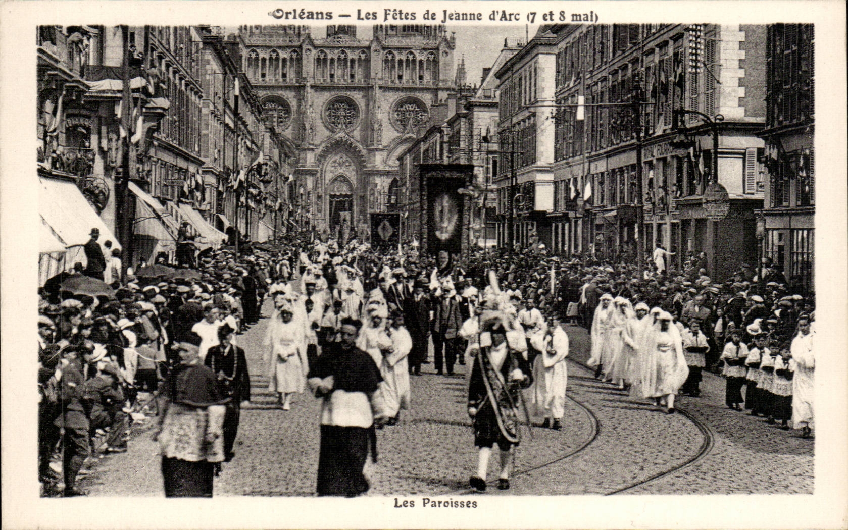 CPA Orleans festivals of Jeanne of arc May 7th and 8th parishes