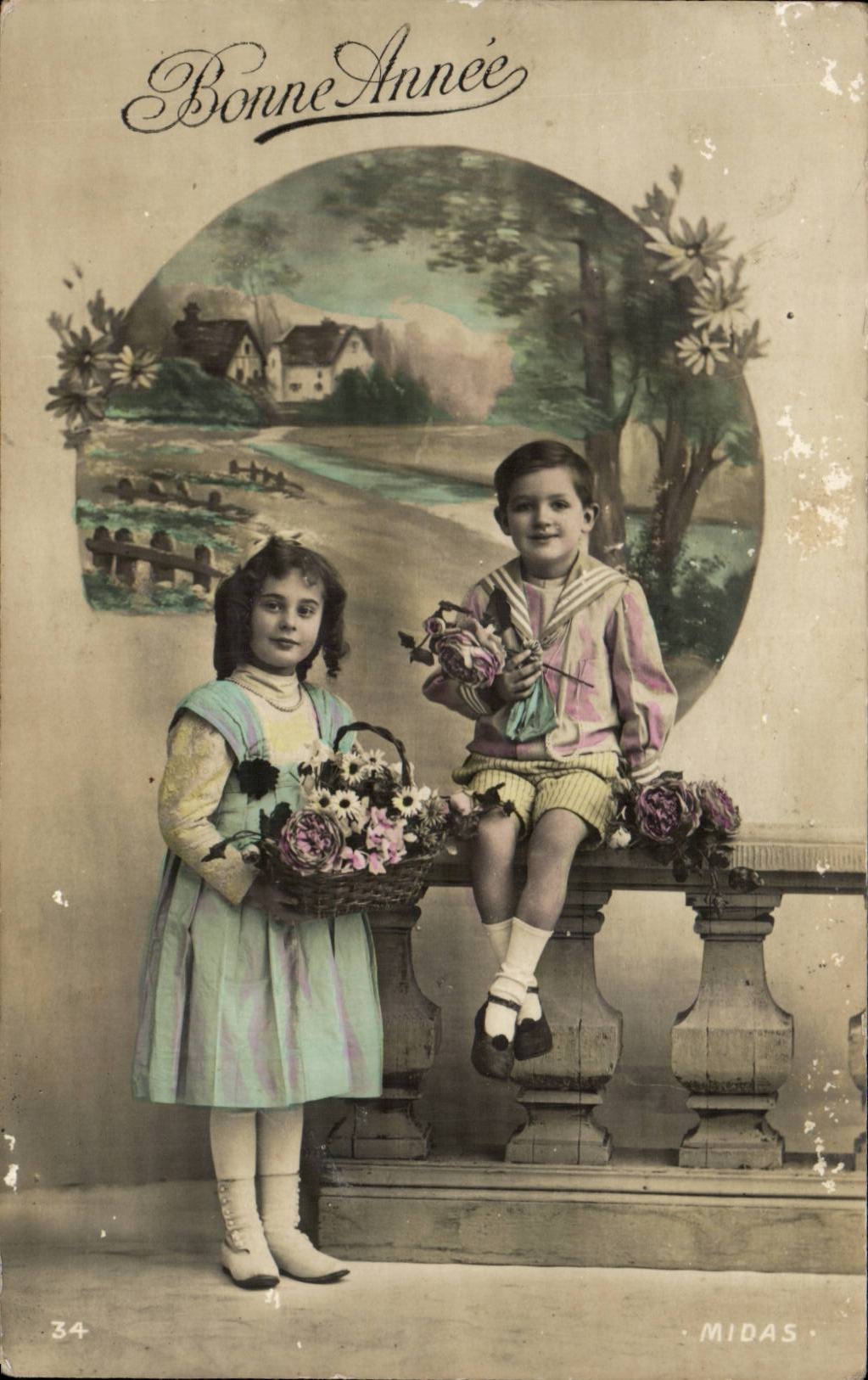 CPA Phantasie-Kinder