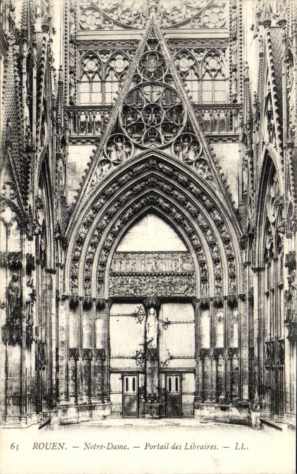CPA Rouen Notre Dame Gate of the booksellers