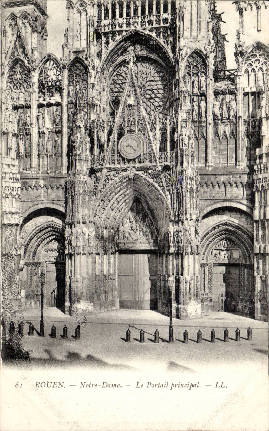 CPA Rouen Notre Dame the principal gate