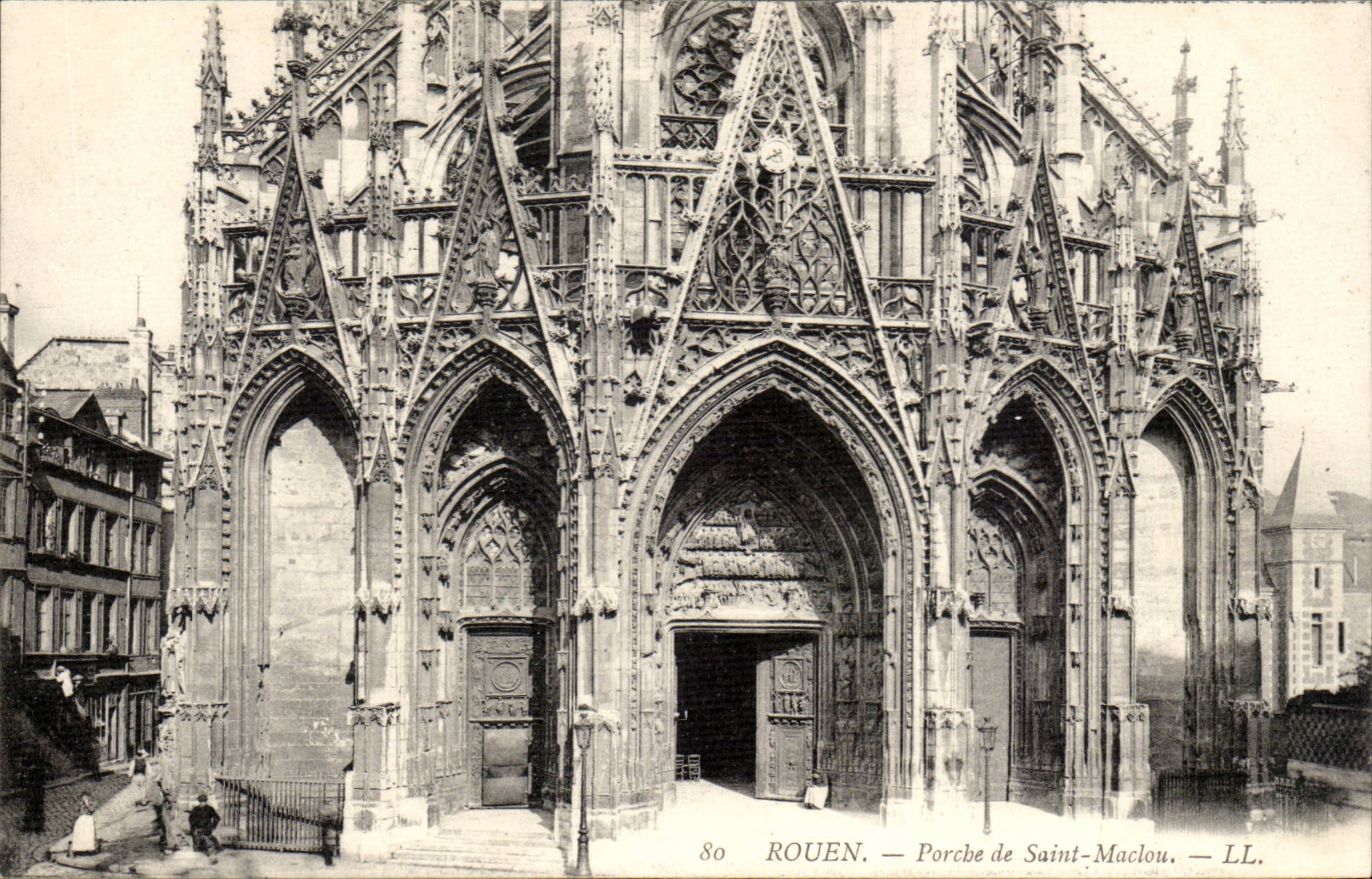 CPA Rouen Porch of Saint Maclou