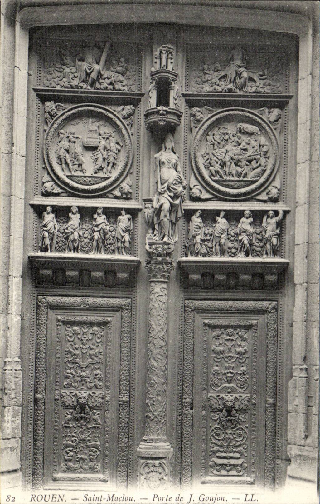 CPA Rouen Saint Maclou Gate of J Pin
