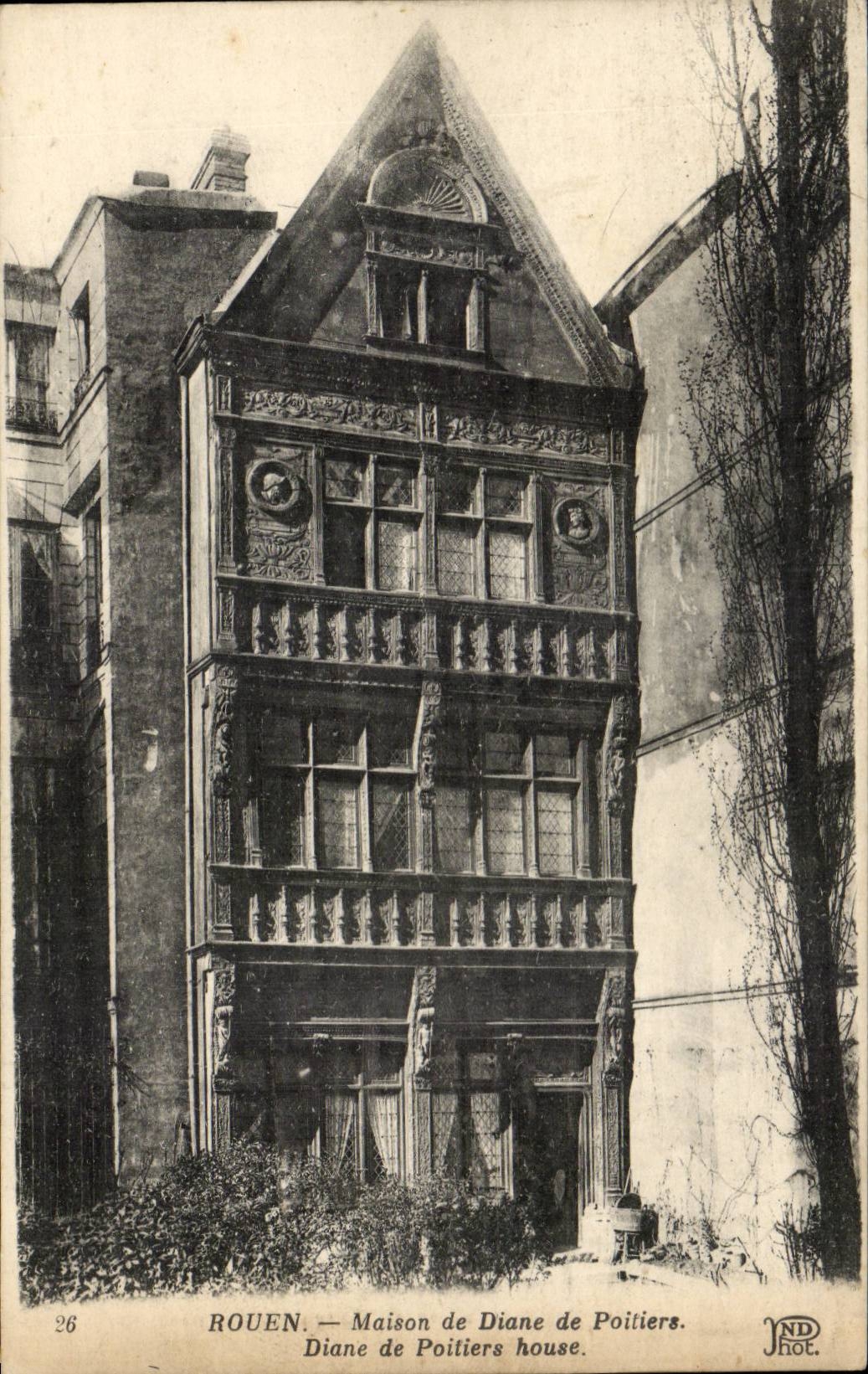 CPA Rouen House of Diane of Poitiers