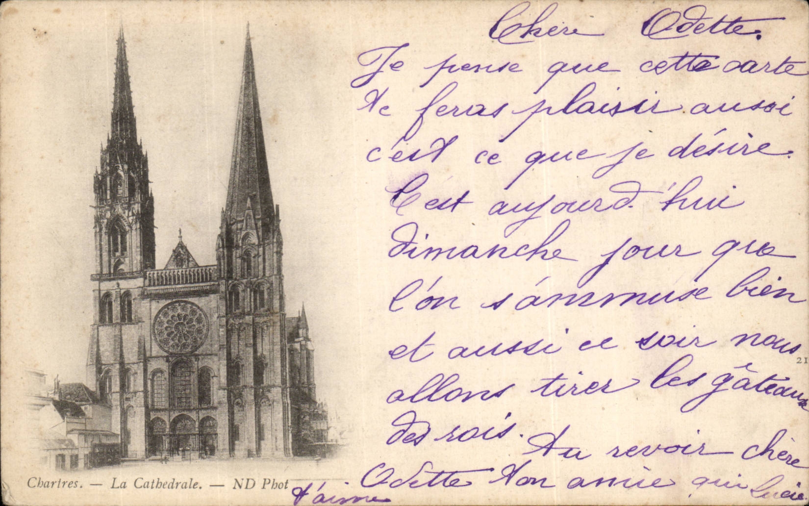 CPA Chartres Cathedral