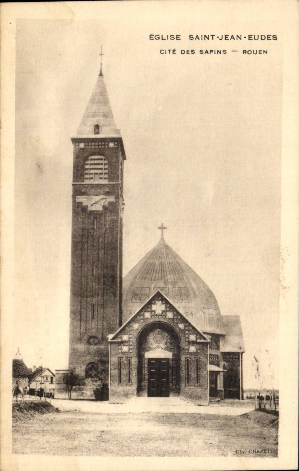 Rouen CPA Church Saint Jean Eudes ISCED of the Fir trees