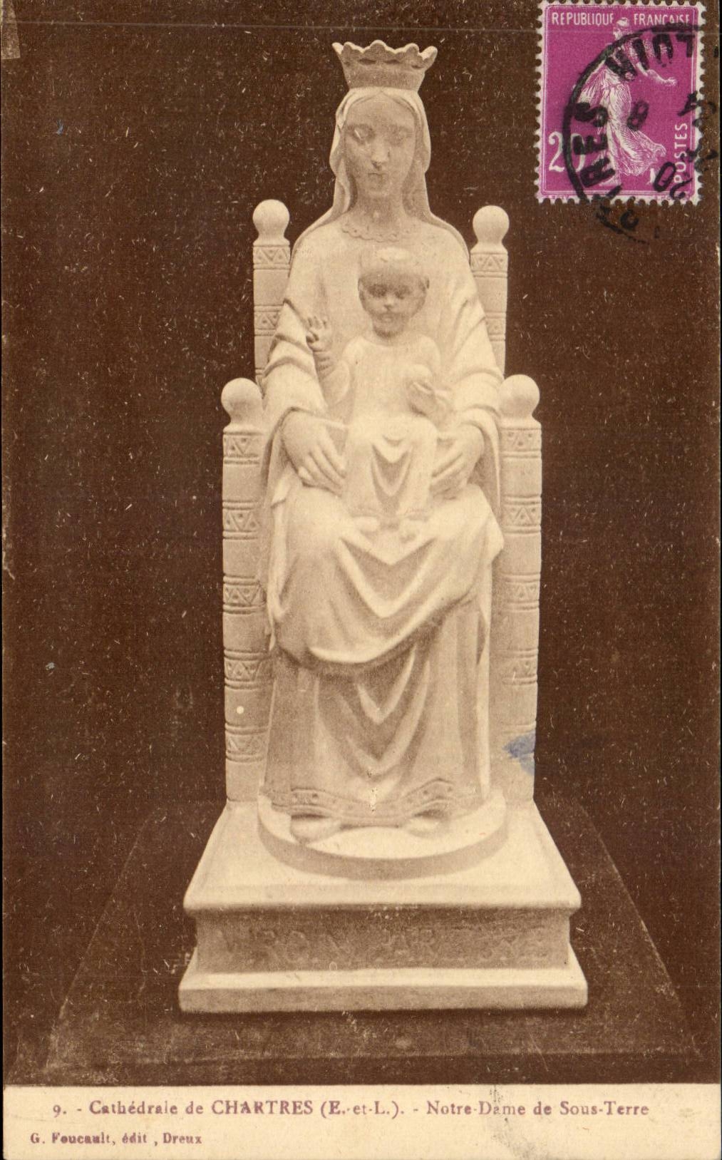 Chartres CPA Notre Dame Cathedral of under ground