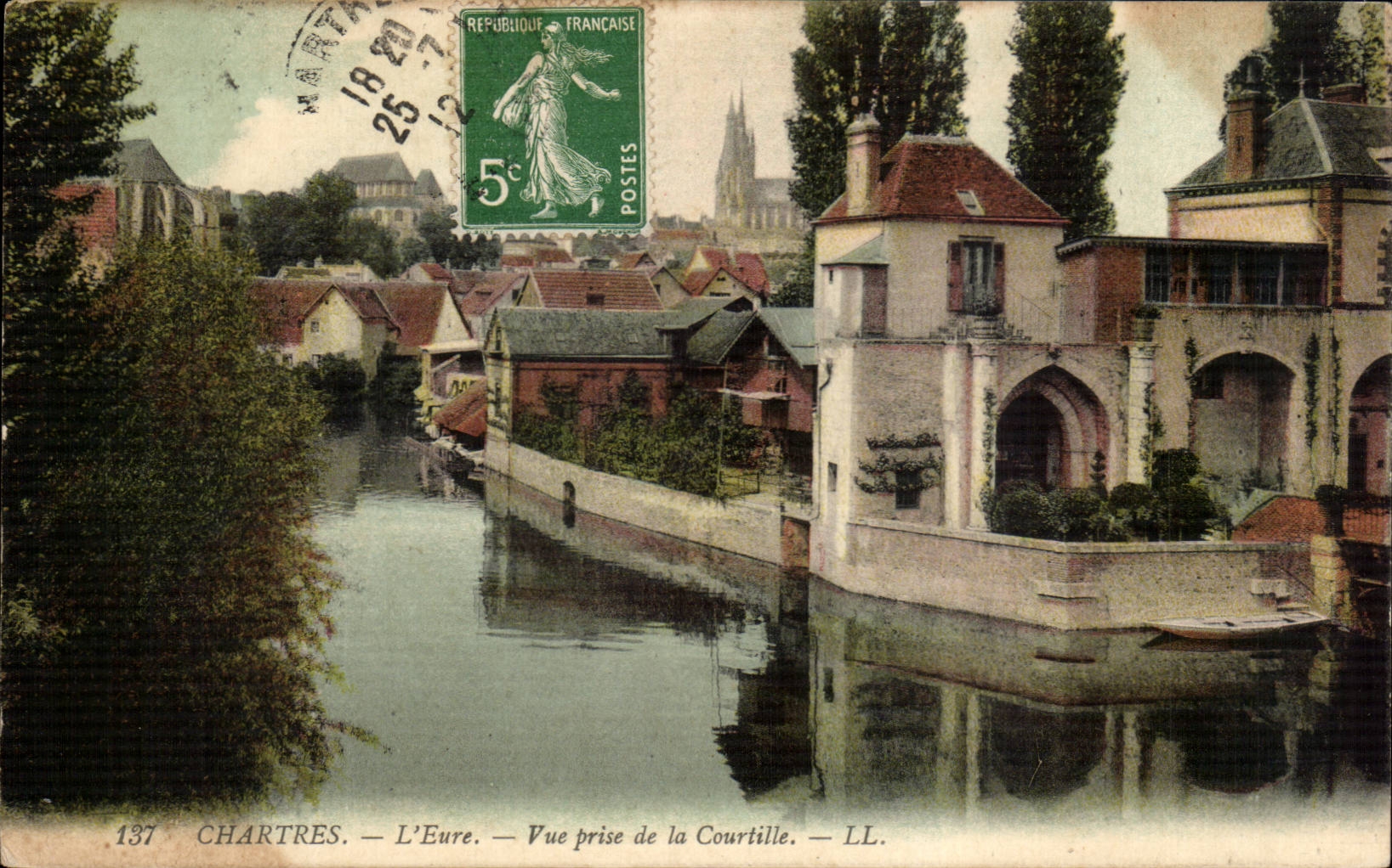 Chartres CPA the Eure Seen from of Courtille