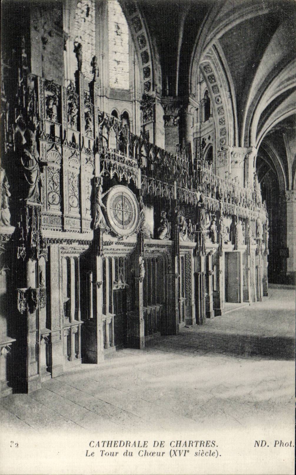 Chartres CPA the cathedral Tower of the chorus