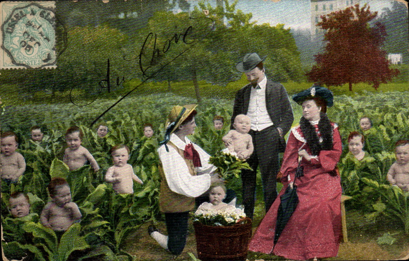 CPA Phantasie-Kinder