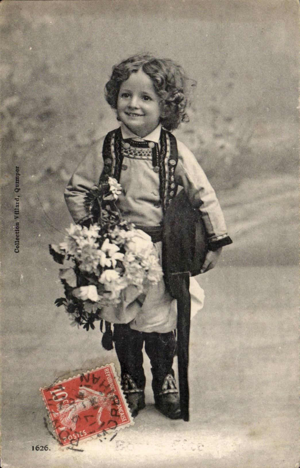 CPA Phantasie-Bretone-Kind