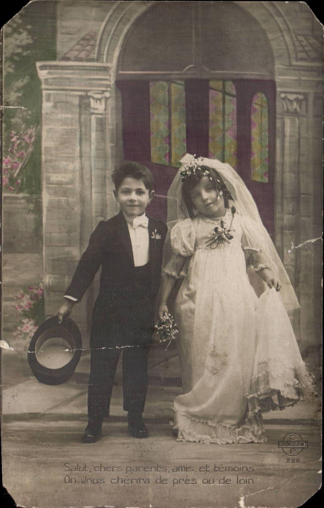 CPA Phantasie-Kindverbindung