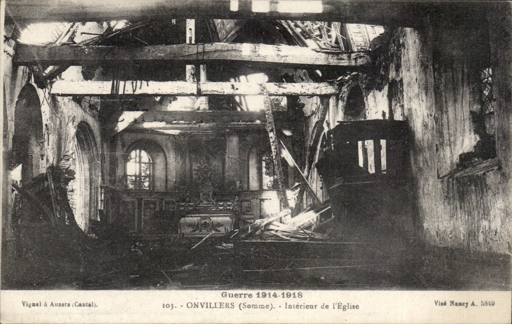 CPA Interior Onvilliers of the church