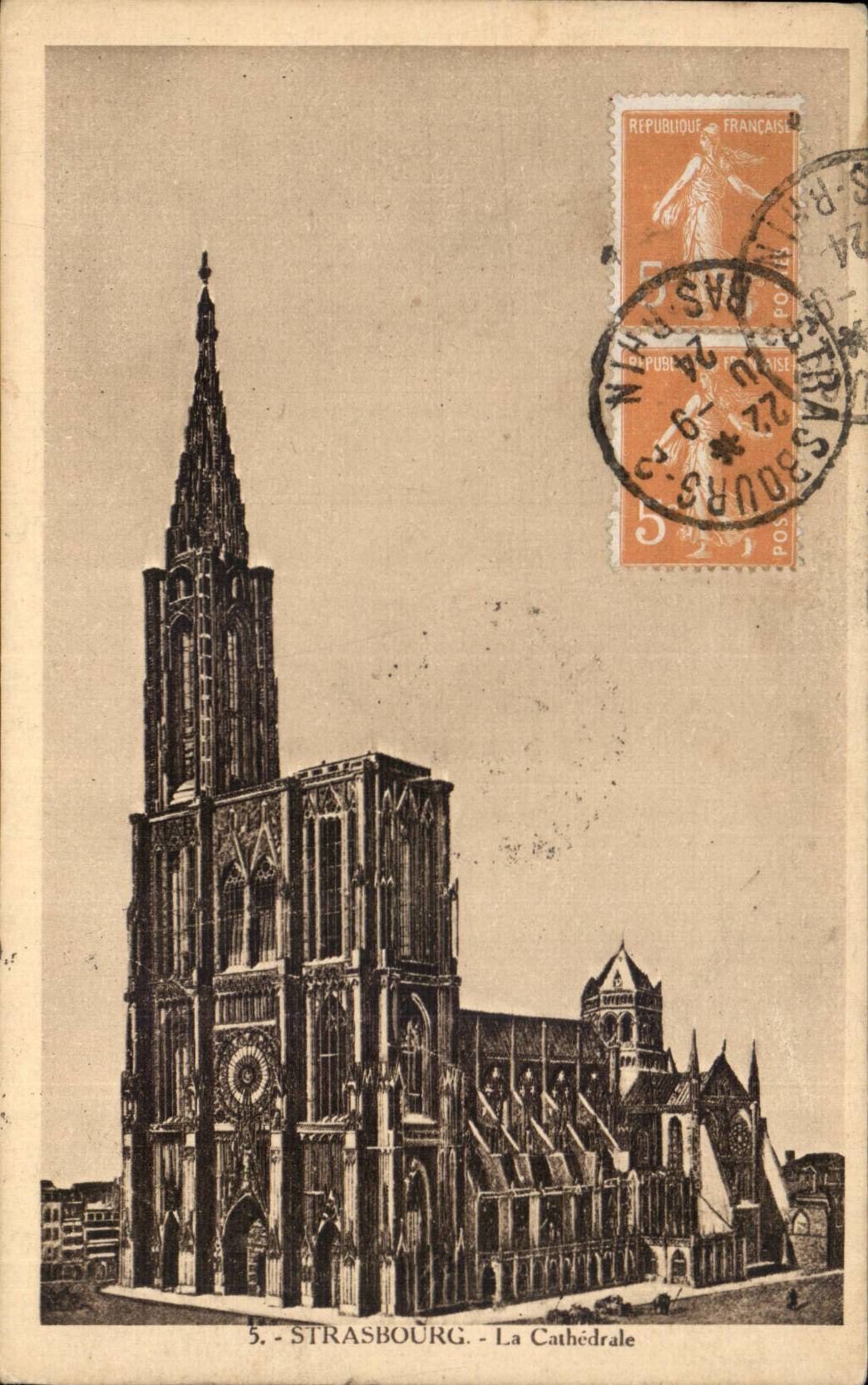 CPA Strasbourg the cathedral