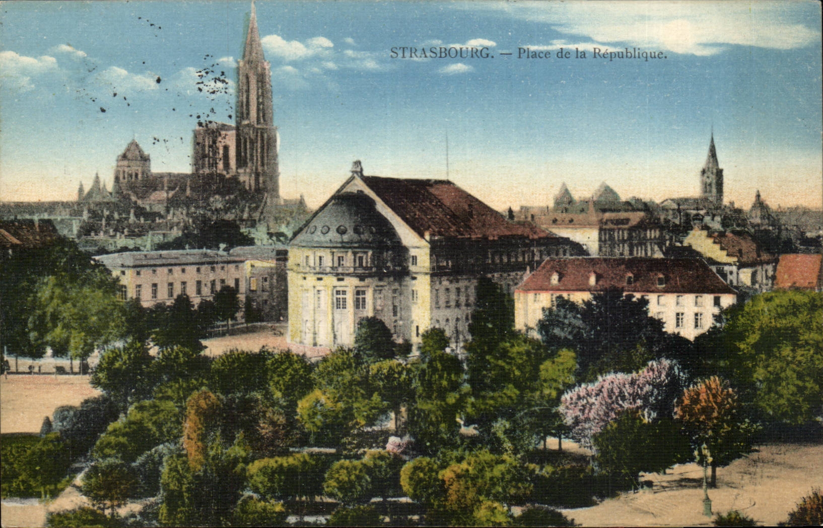 CPA Strasbourg Places Republic