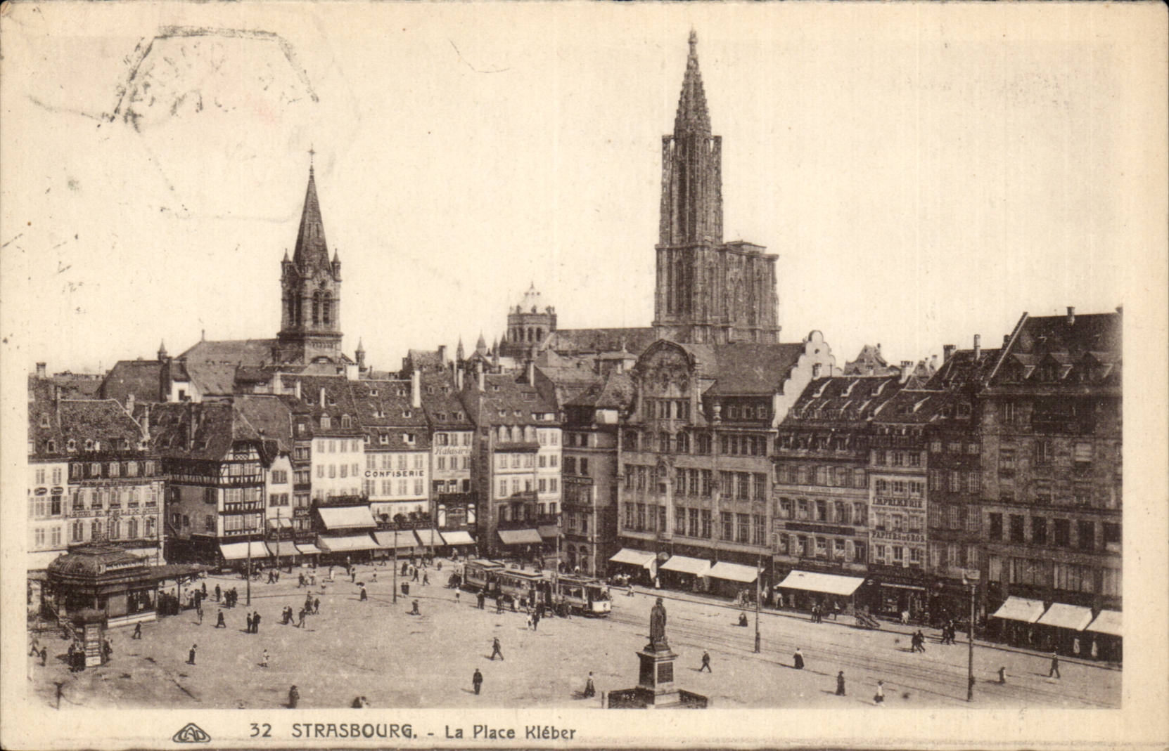 CPA Strasbourg Places Kleber
