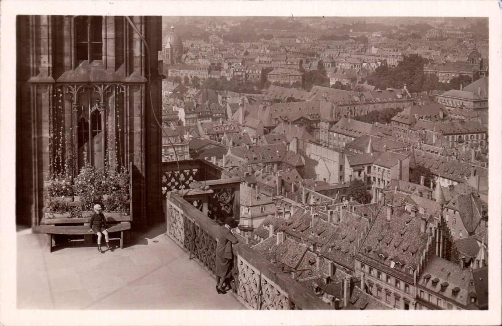 CPA Strasbourg Platform of the cathedral