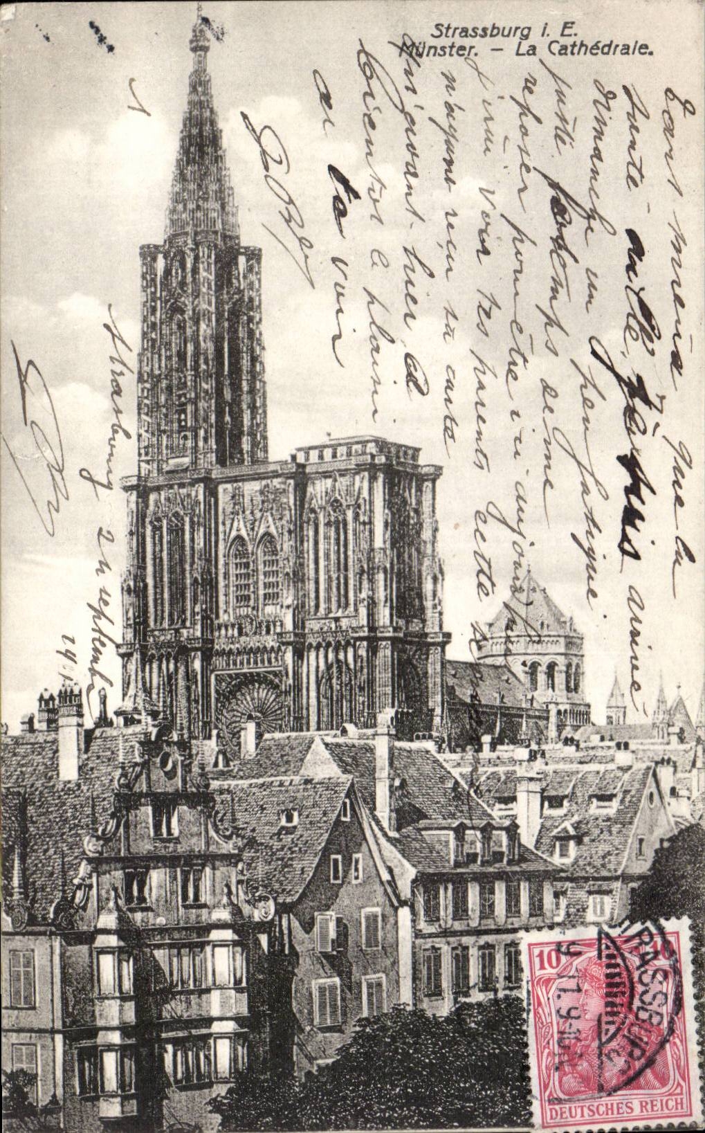 CPA Strasbourg Cathedral