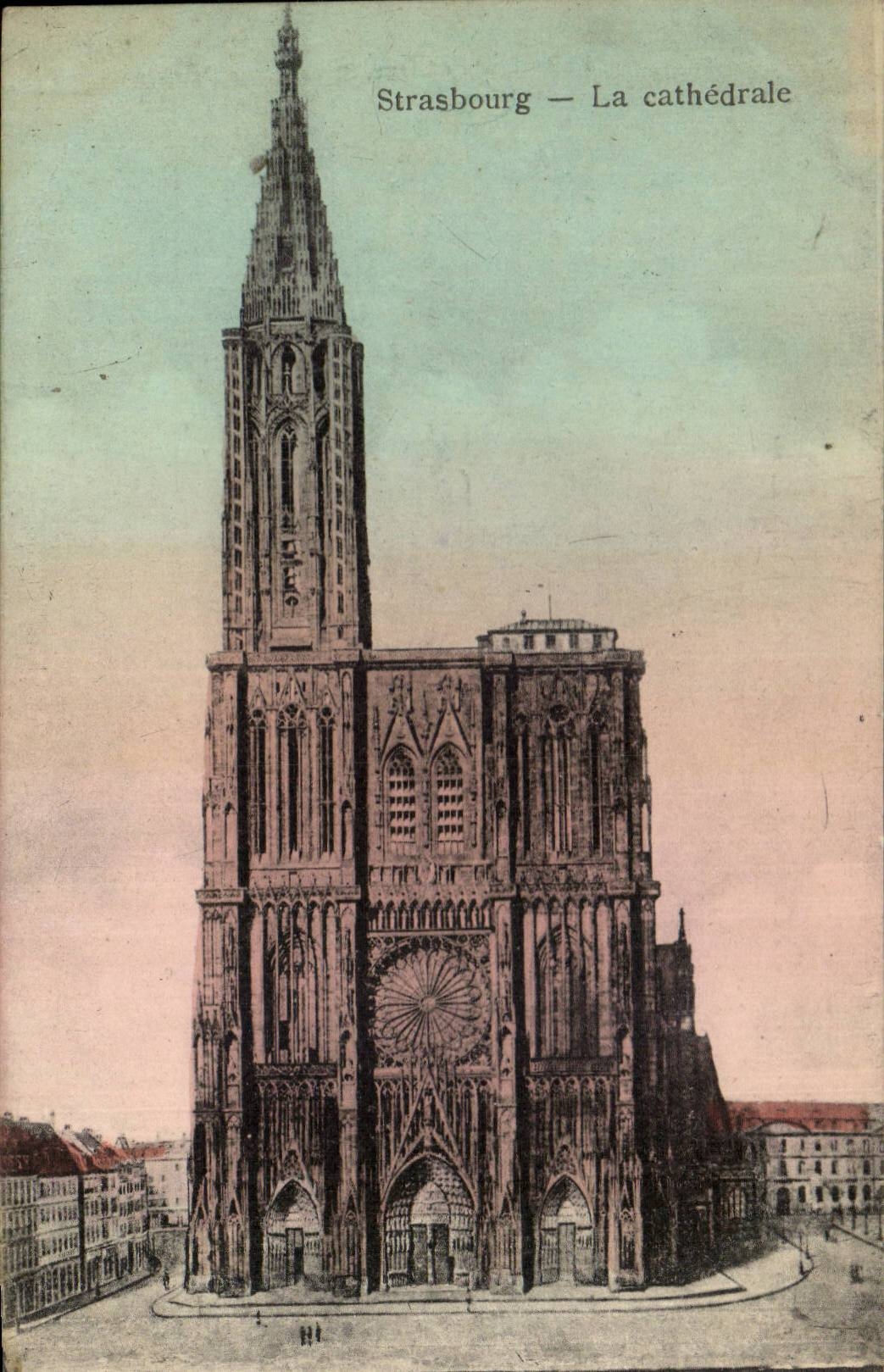 CPA Strasbourg the cathedral