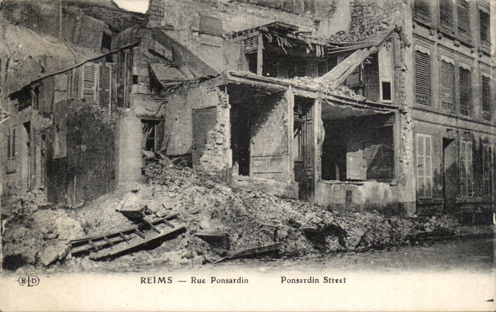 CPA Reims Street Ponsardin