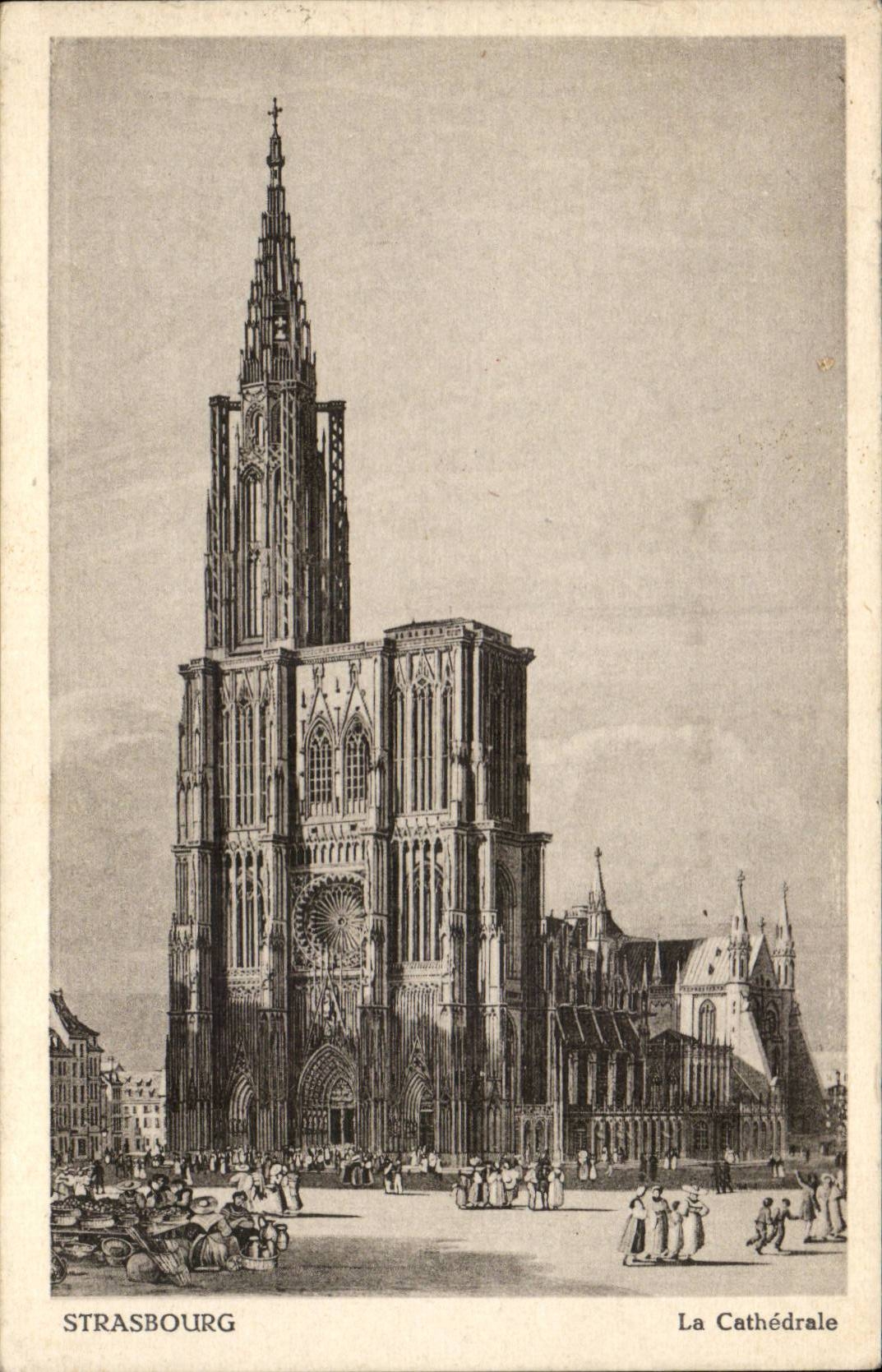 CPA Strasbourg the cathedral