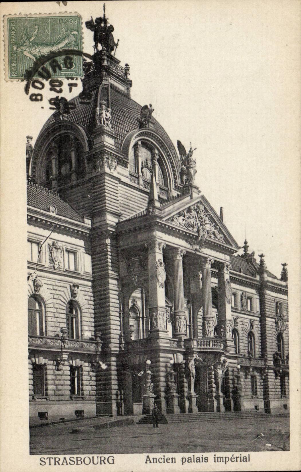 CPA Strasbourg Old imperial palace