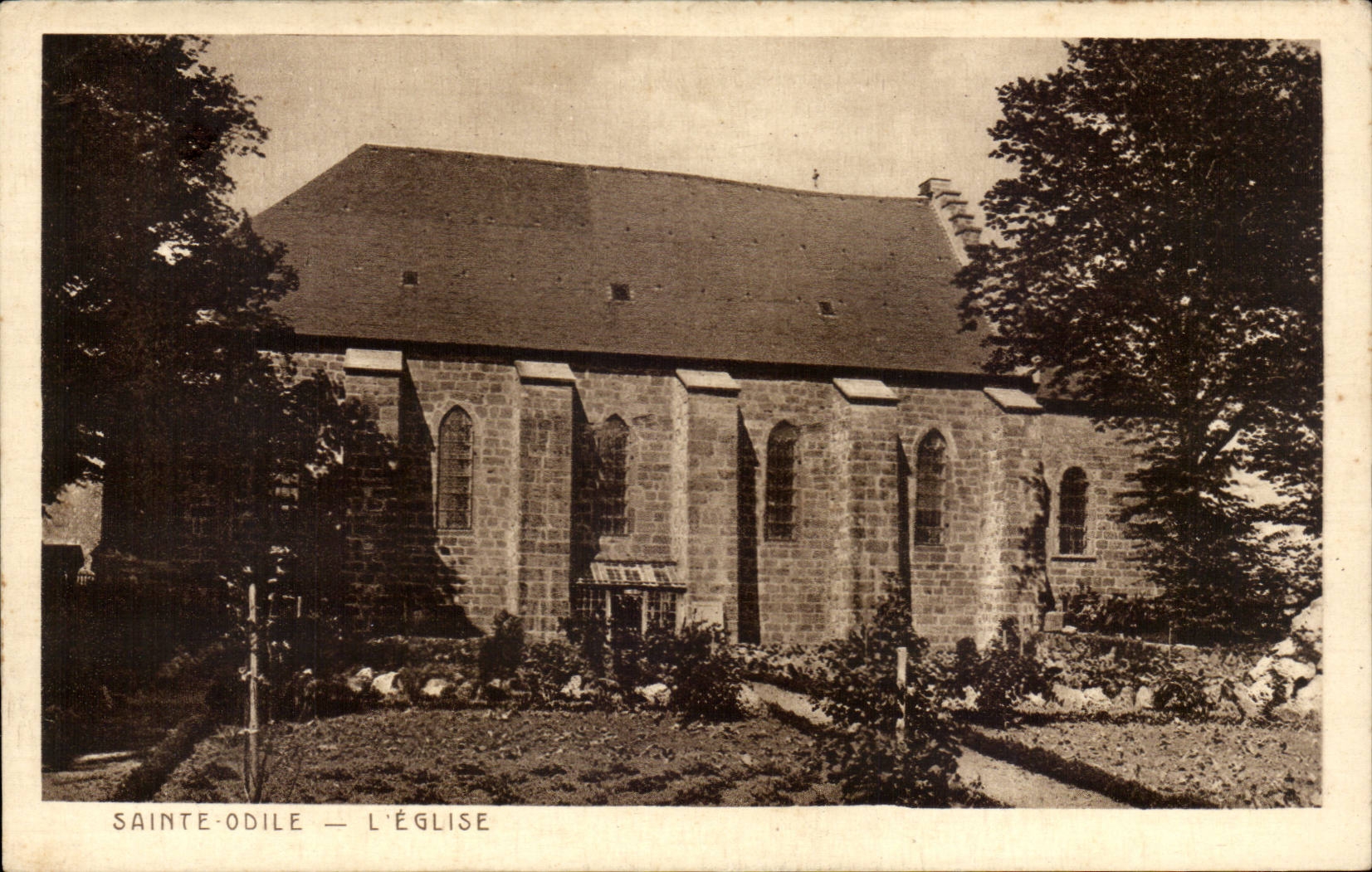 CPA Mont Saint Odile die Kirche