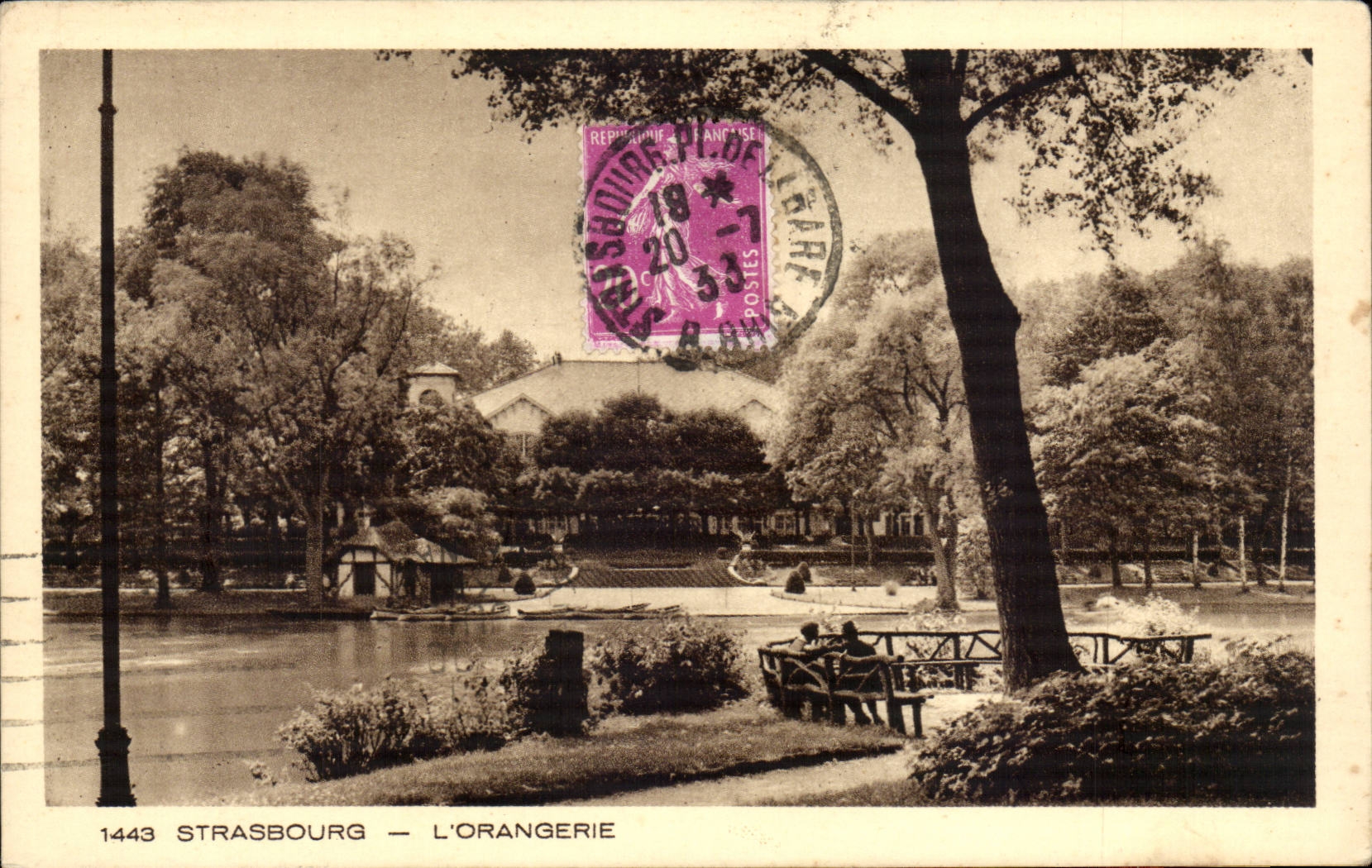 CPA Strasbourg the orangery