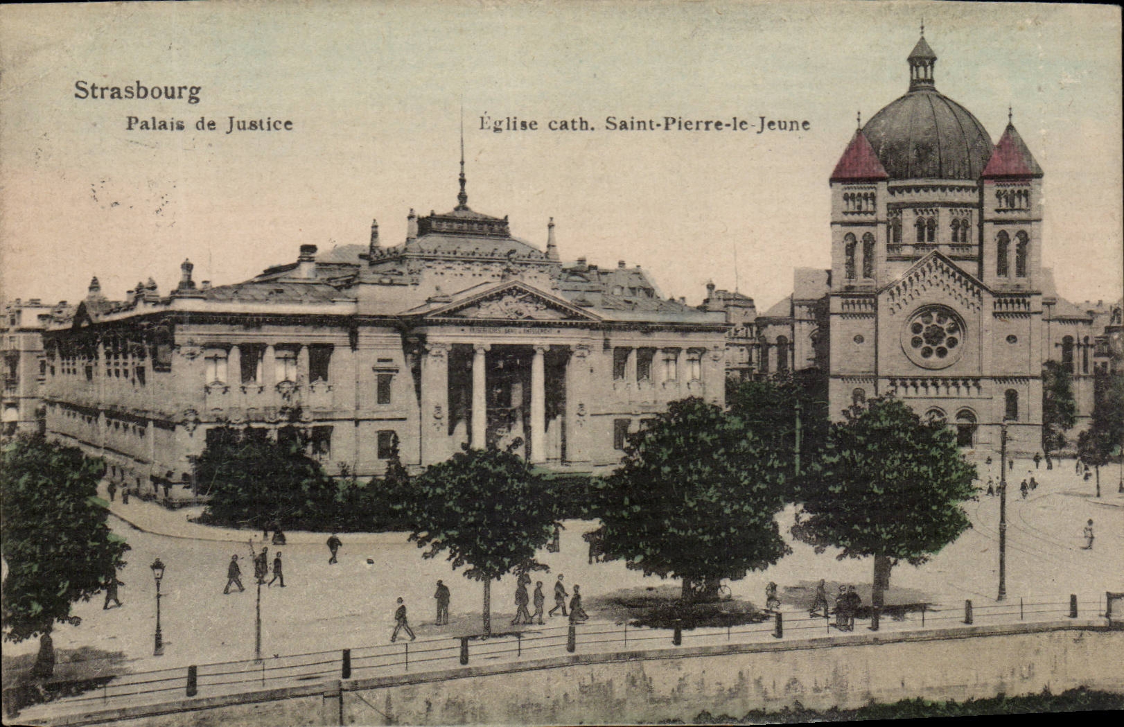 CPA Strasbourg Law courts Pierre Catholic church the Young person