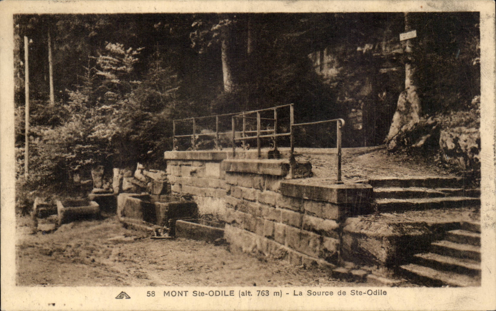 CPA Saint Odile die Quelle von Co Odile