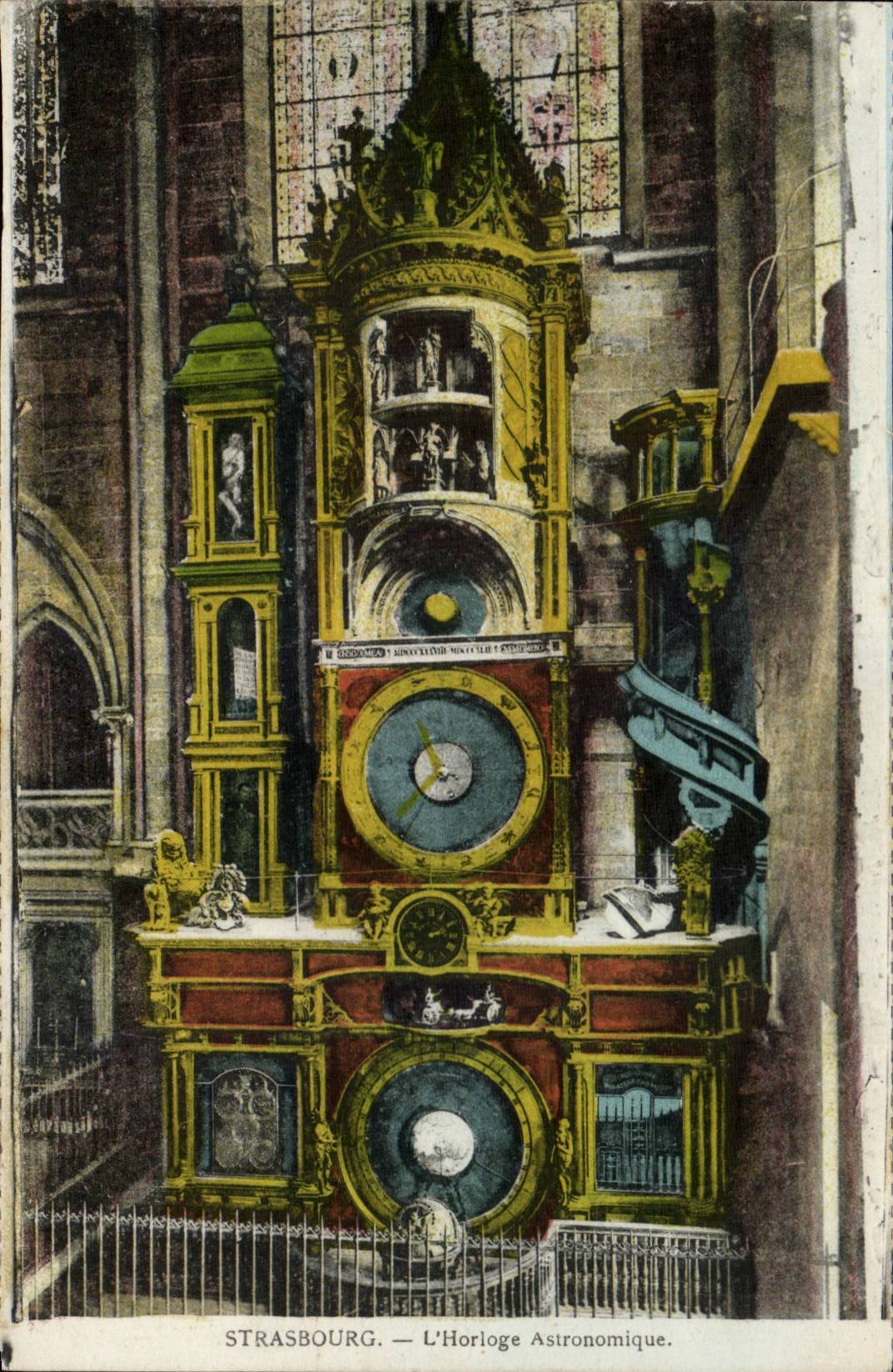 CPA astronomical Strasbourg Clock Clock