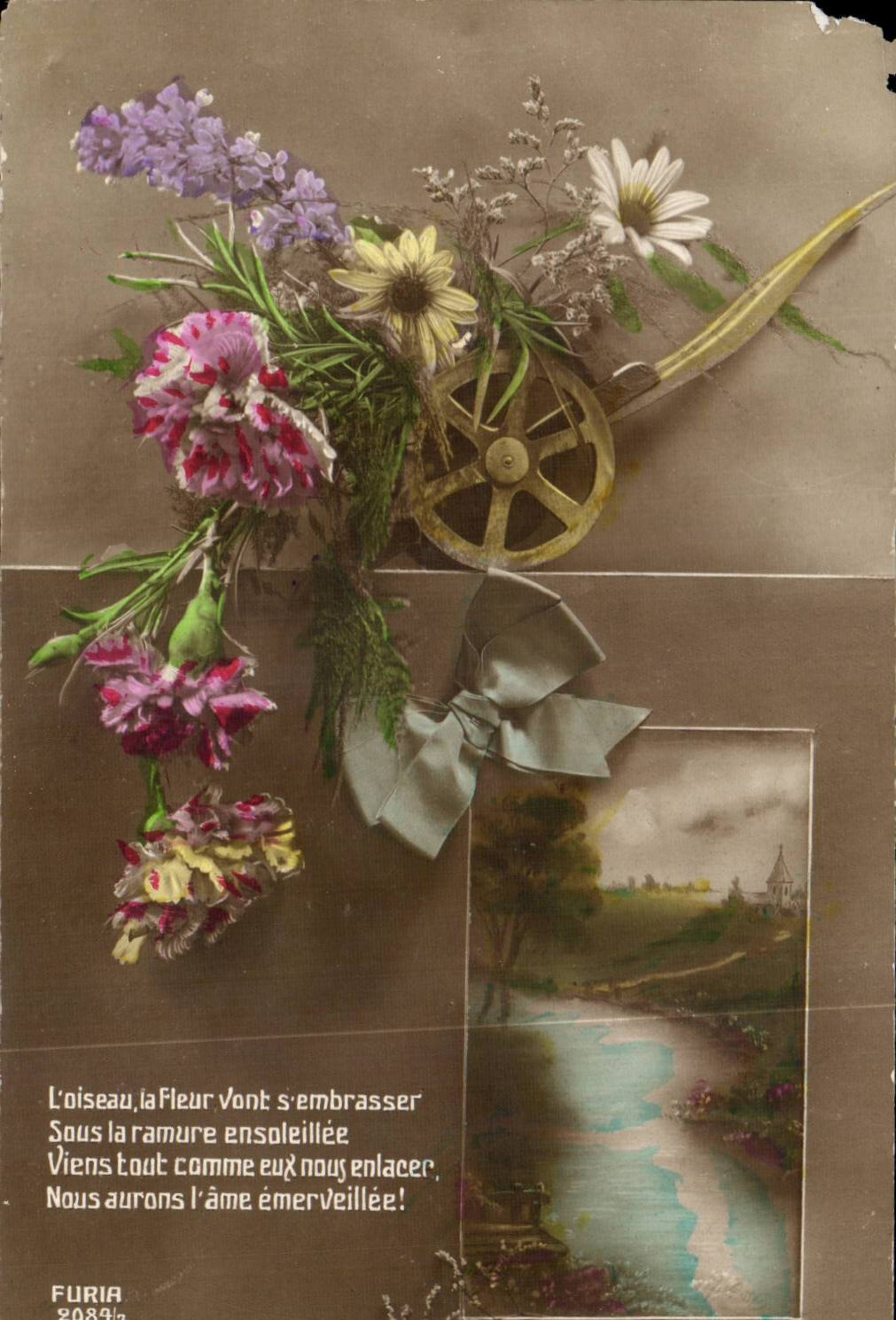 CPA Phantasie-Blumen