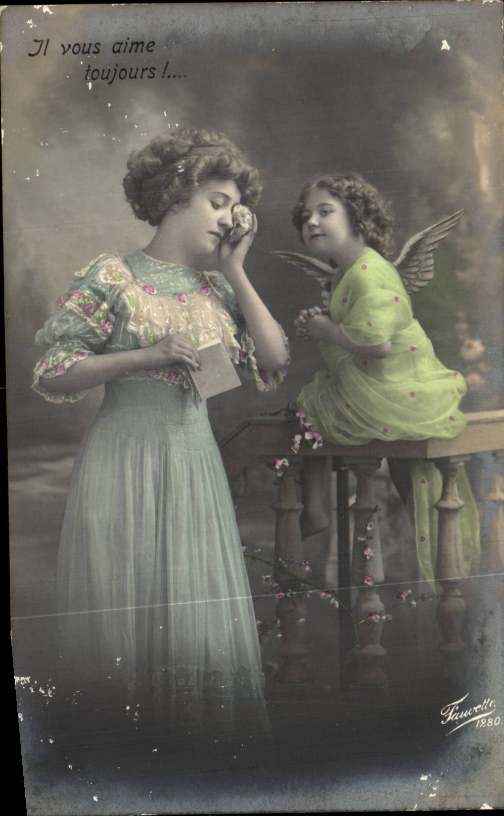 CPA Fantasy Woman Angel Angel