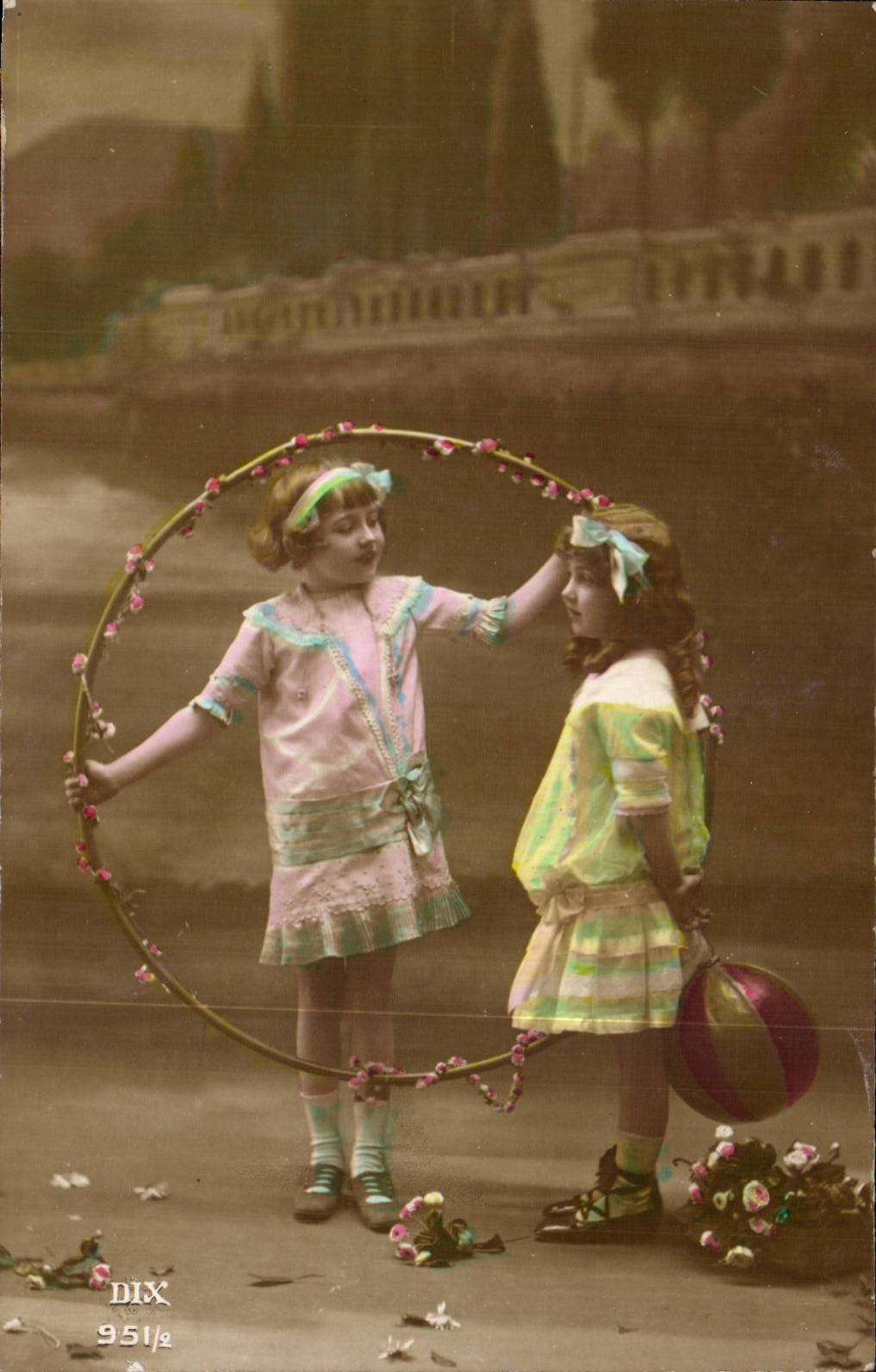 CPA Phantasie-Kinder