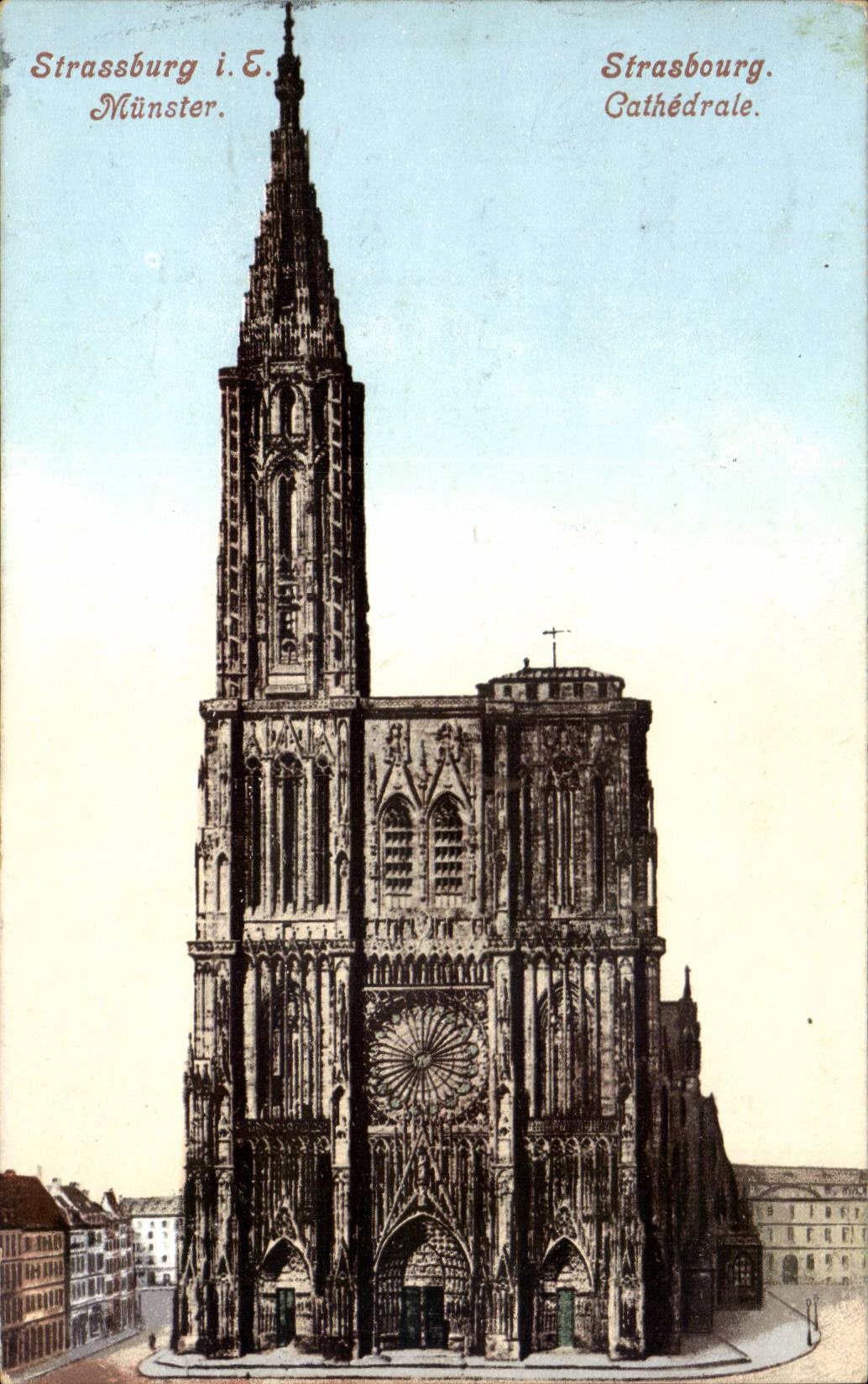 CPA Strasbourg Cathedral