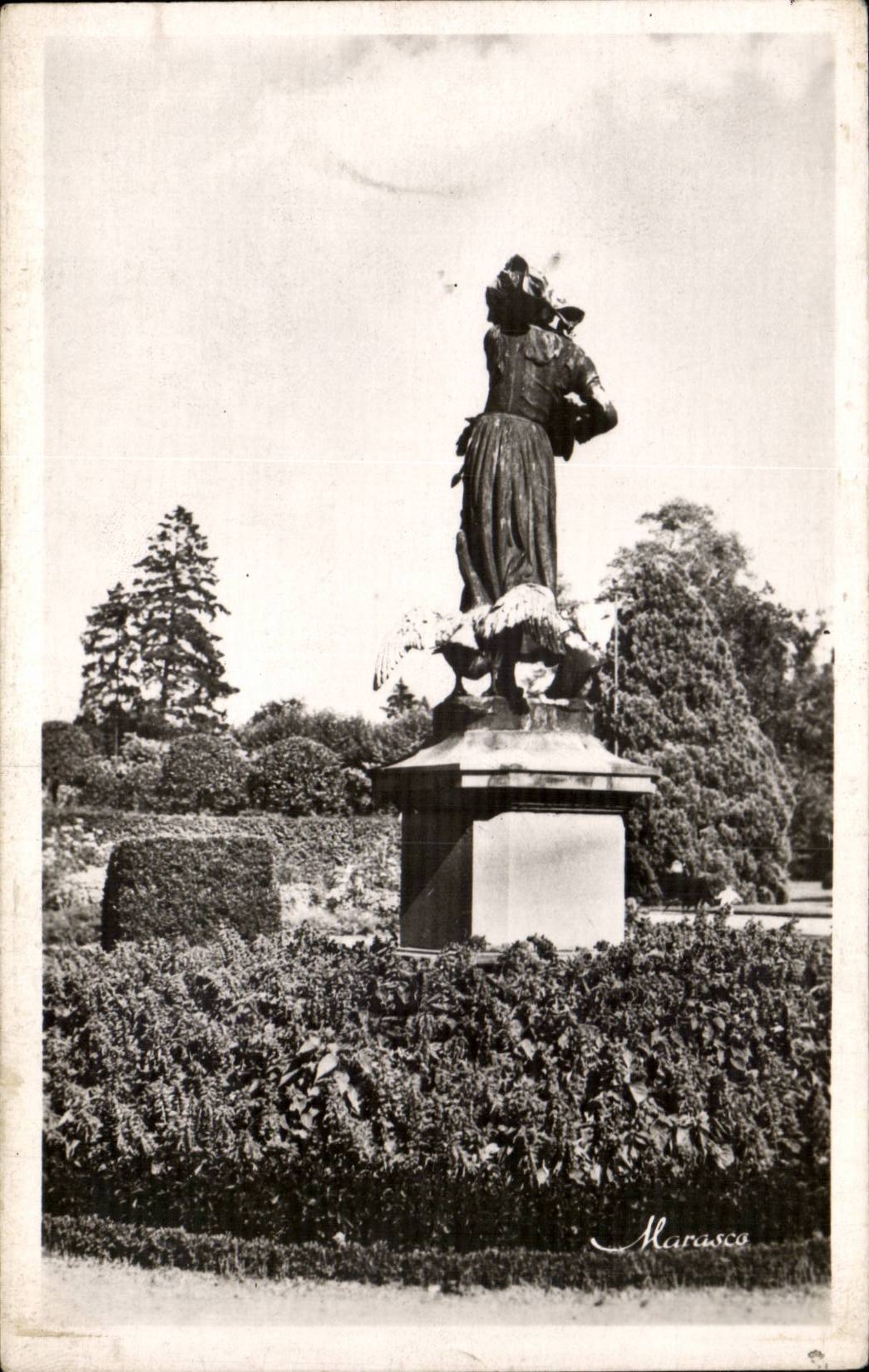 CPA Strasbourg the orangery and Ganseliesel