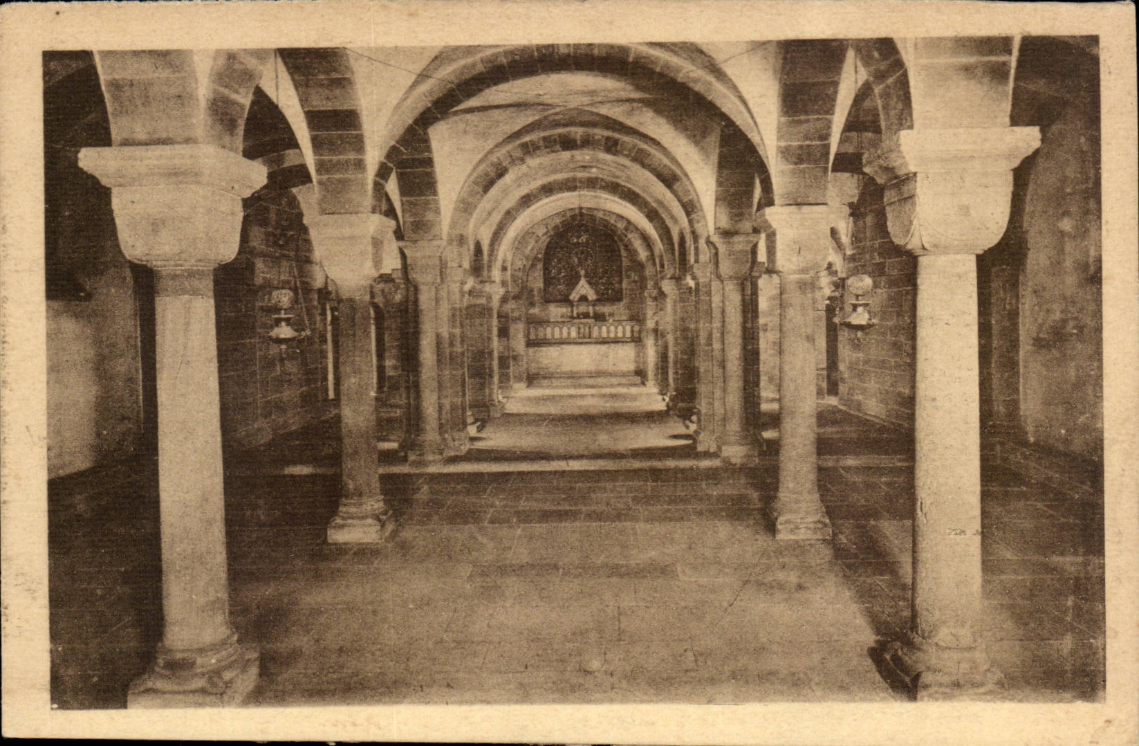 CPA Strasbourg Cathedral Crypt
